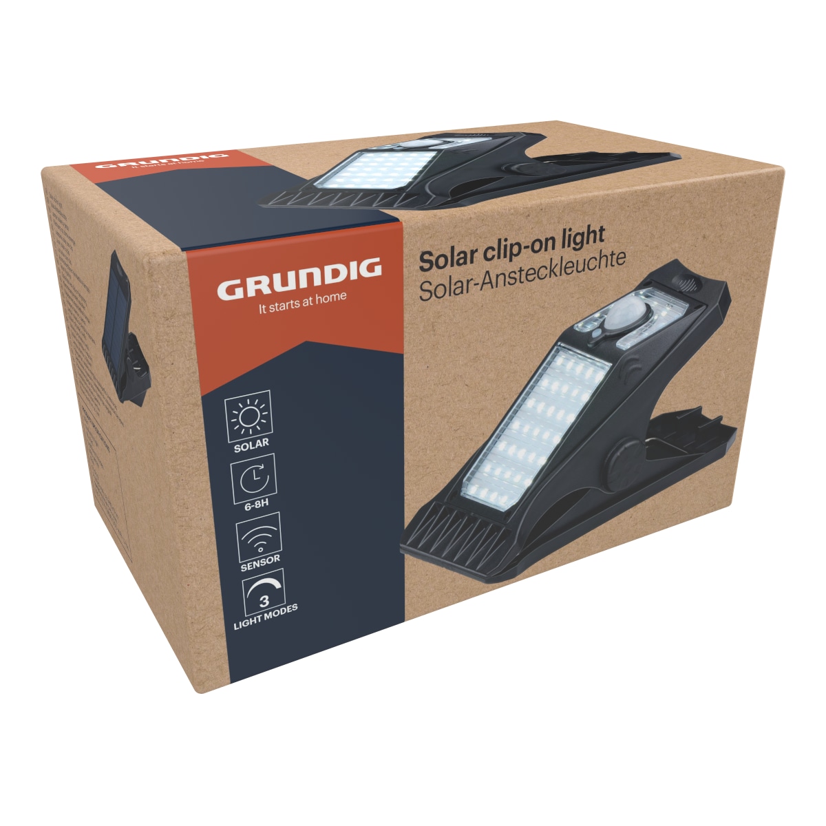 GRUNDIG LED-Solar-Ansteckleuchte 170x100x98 mm GRUNDIG LED-Solar-Ansteckleuchte 170x100x98 mm