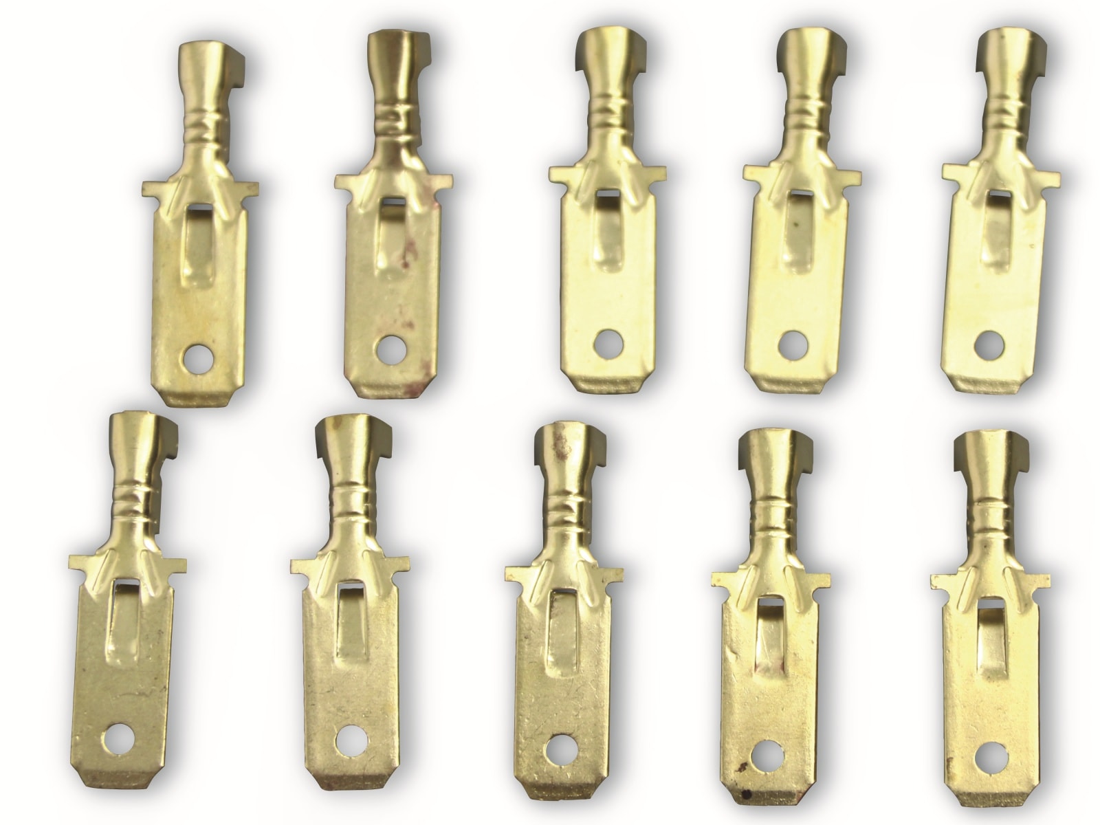 Flachstecker, 6,3 mm, 2,5 mm², 10 Stück