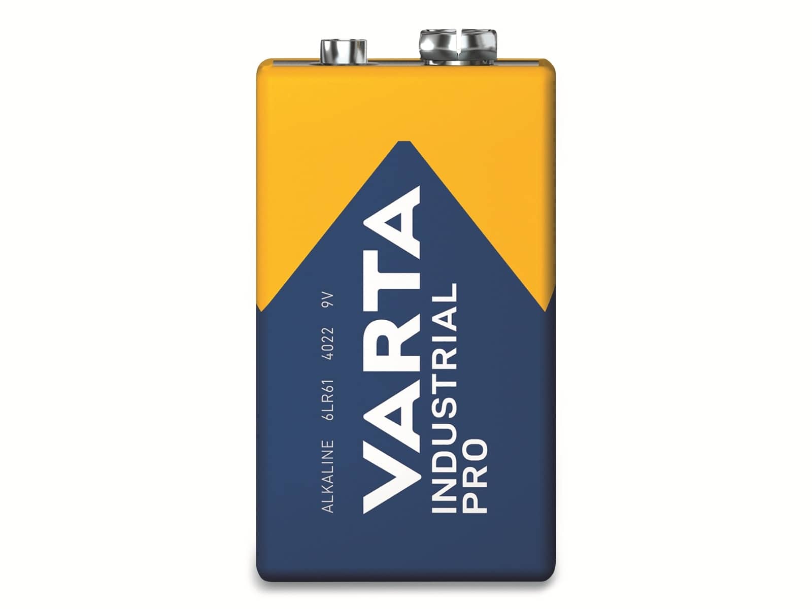 VARTA Batterie Alkaline, E-Block, 6LR61, 9V, Industrial Pro, 1 Stück