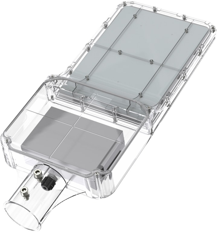 ENOVALITE Solar LED-Straßenleuchte-PRO, 400 W, 5200 lm, 6500 K