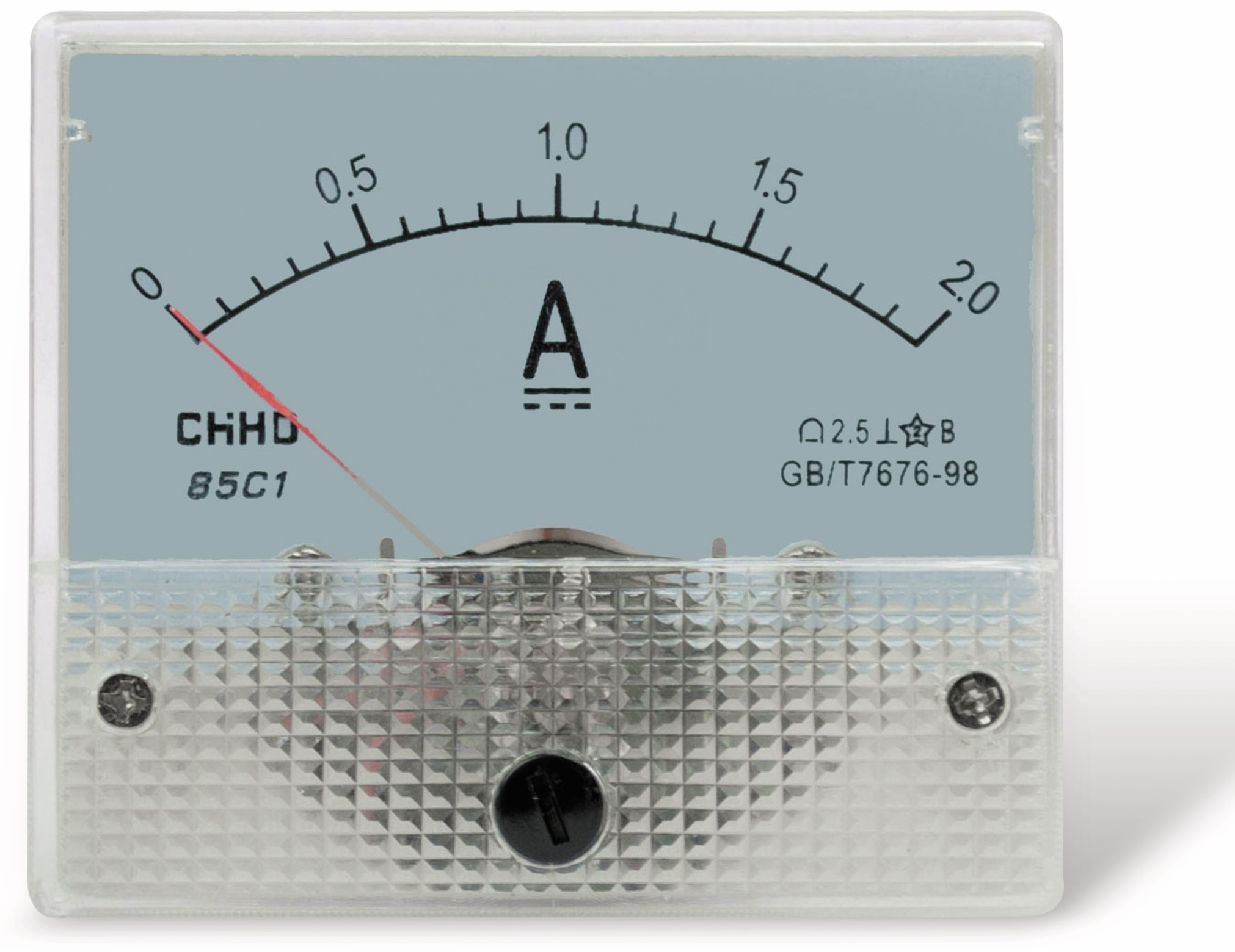 Einbau-Messinstrument, 0...2A- Einbau-Messinstrument, 0...2A-