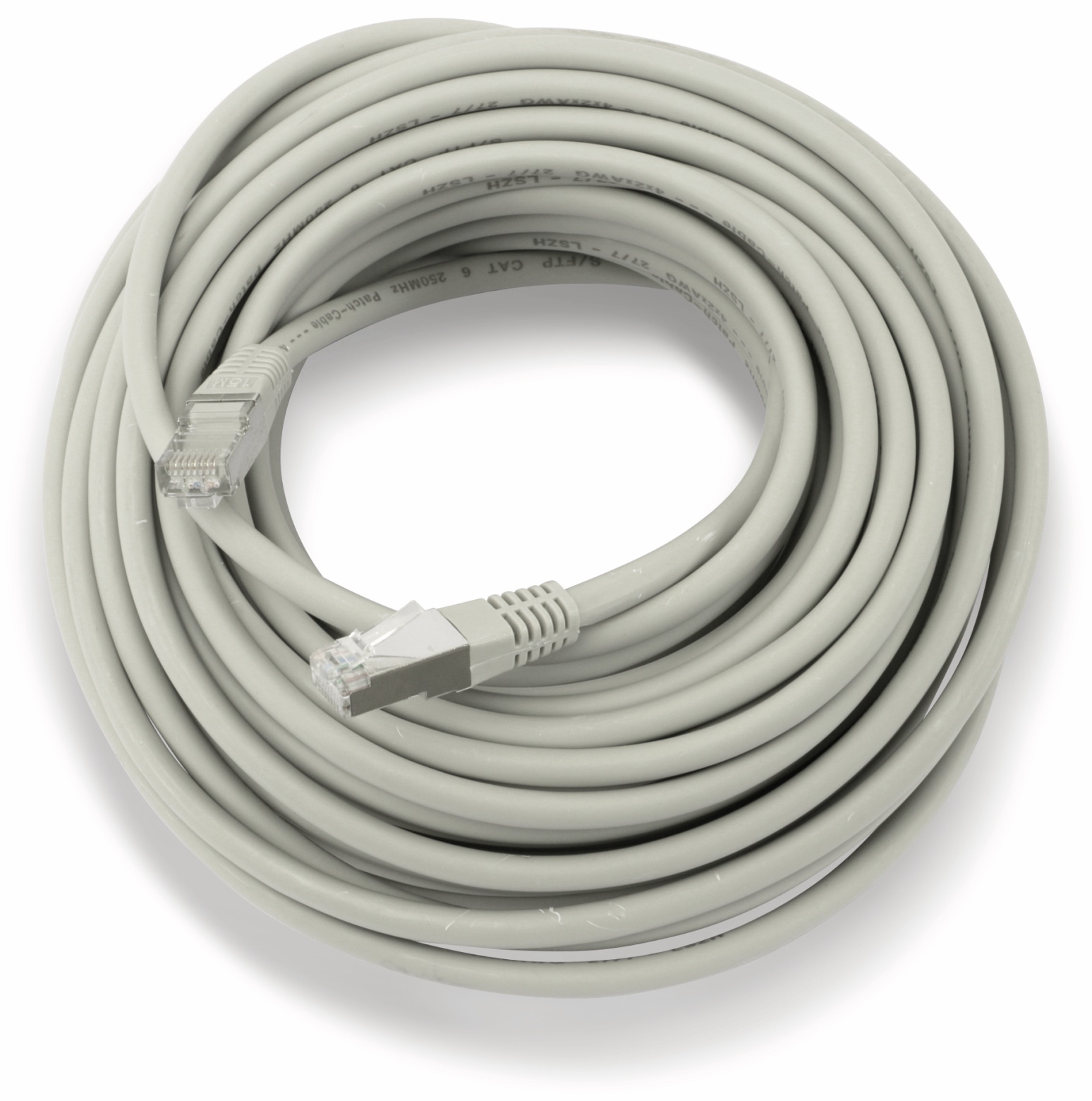 S-IMPULS CAT.6 Patchkabel, 15 m, grau, S-FTP, PIMF