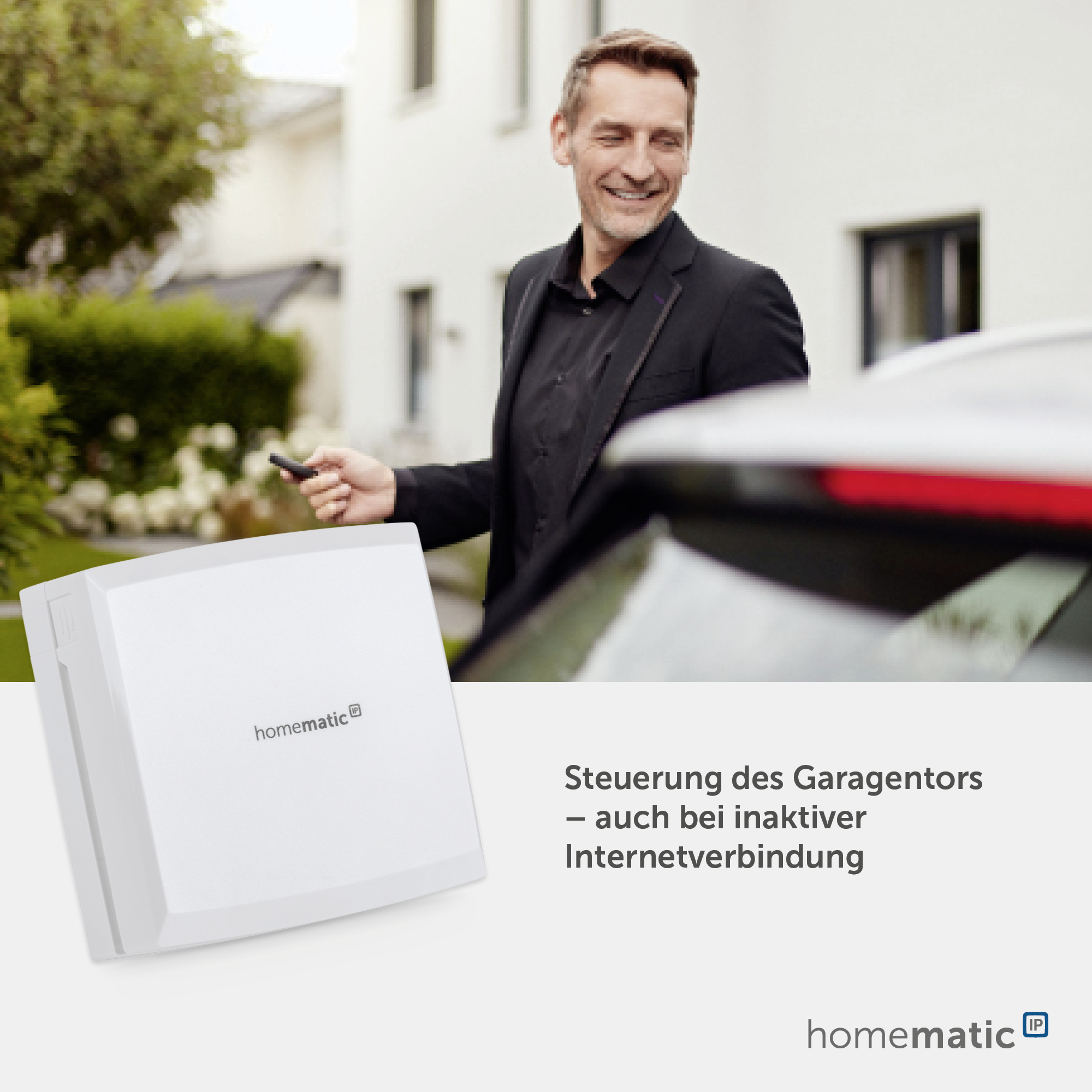 HOMEMATIC IP Smart Home 150586A0, Garagentortaster
