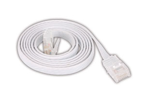 S-IMPULS CAT.6 Patchkabel, slim, 3 m, weiß