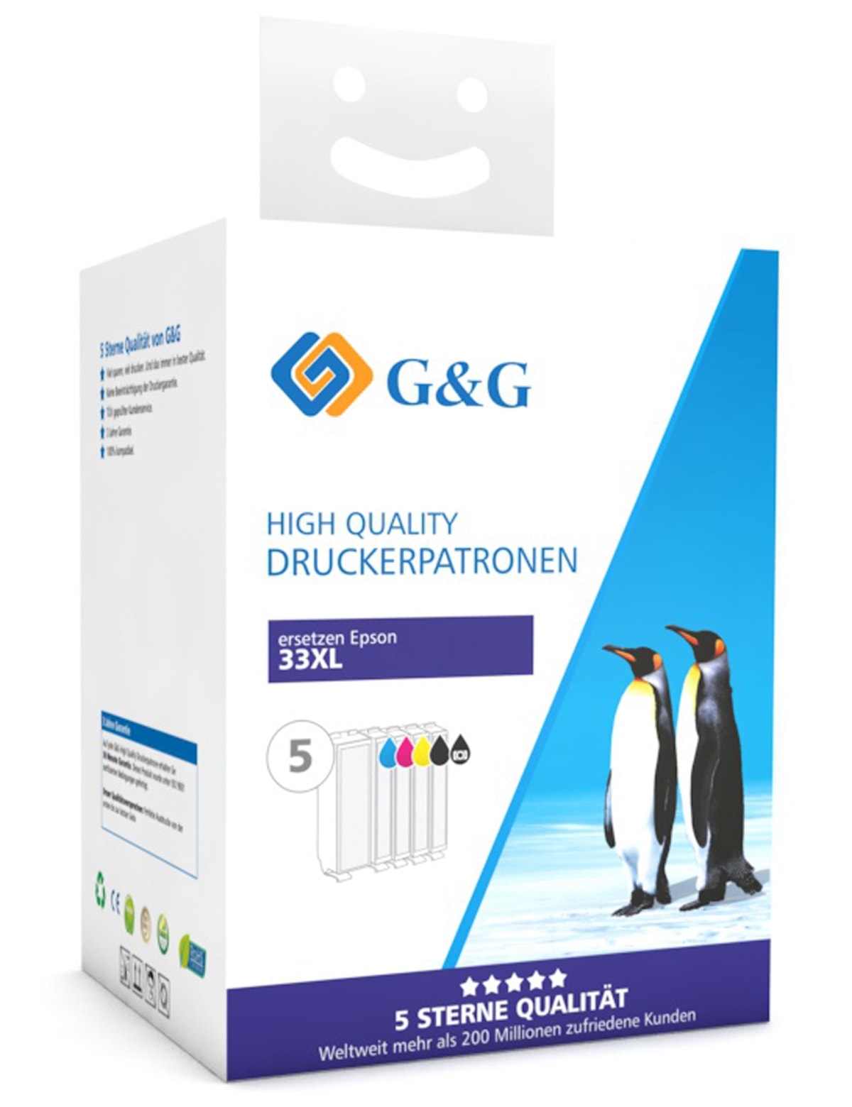 G&G Tinten-Multipack kompatibel zu Epson, color + schwarz/foto