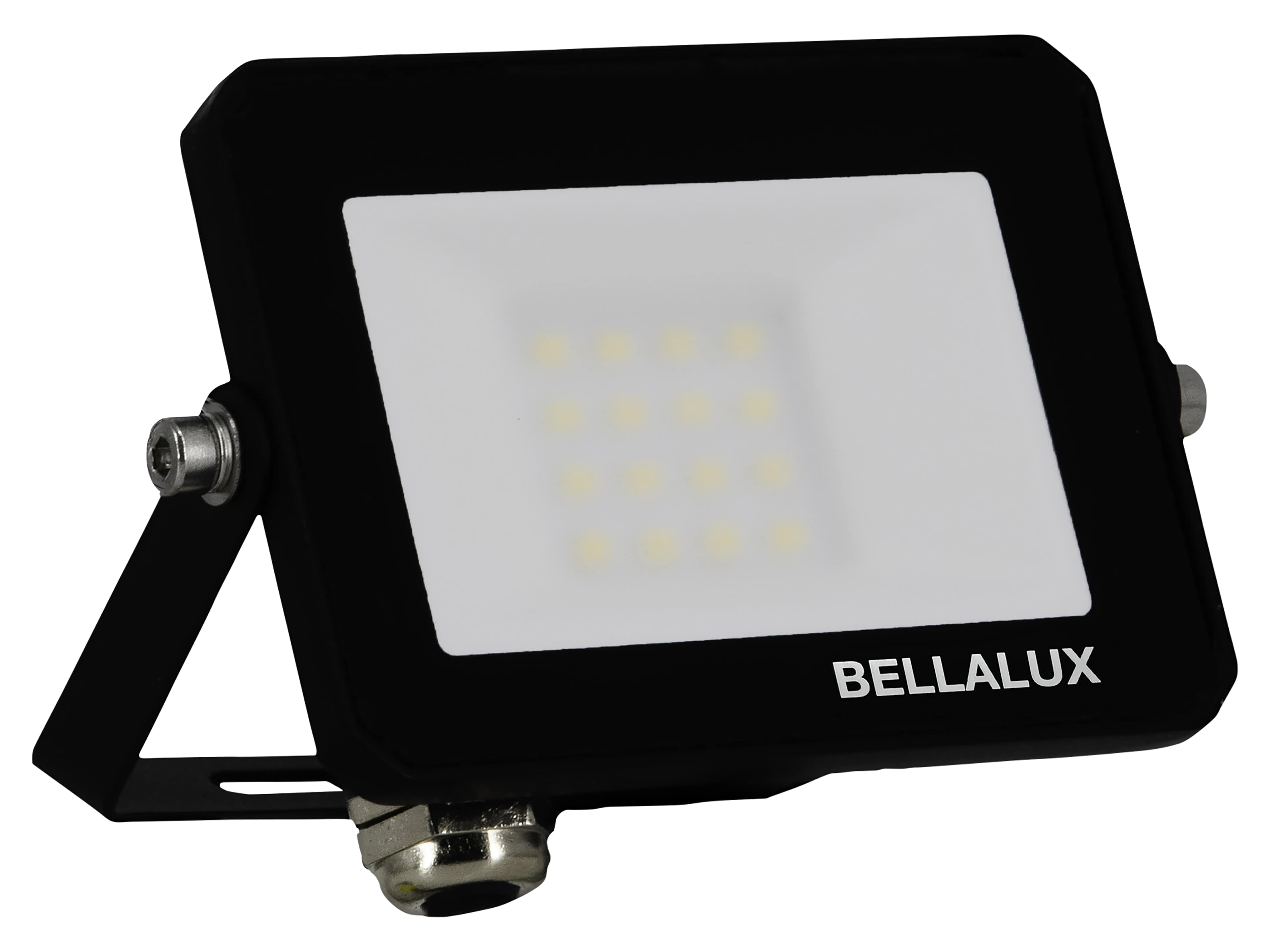 BELLALUX LED-Fluter, 10W, 4000K, 900lm, neutralweiß, IP65, schwarz