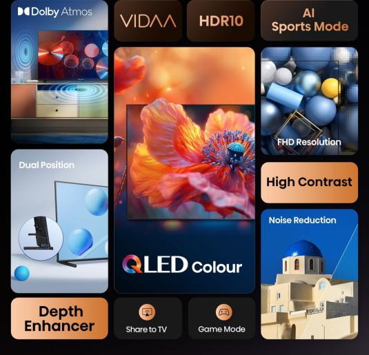 HISENSE LED-TV 40A5Q, 40" (100 cm), EEK: F, FHD