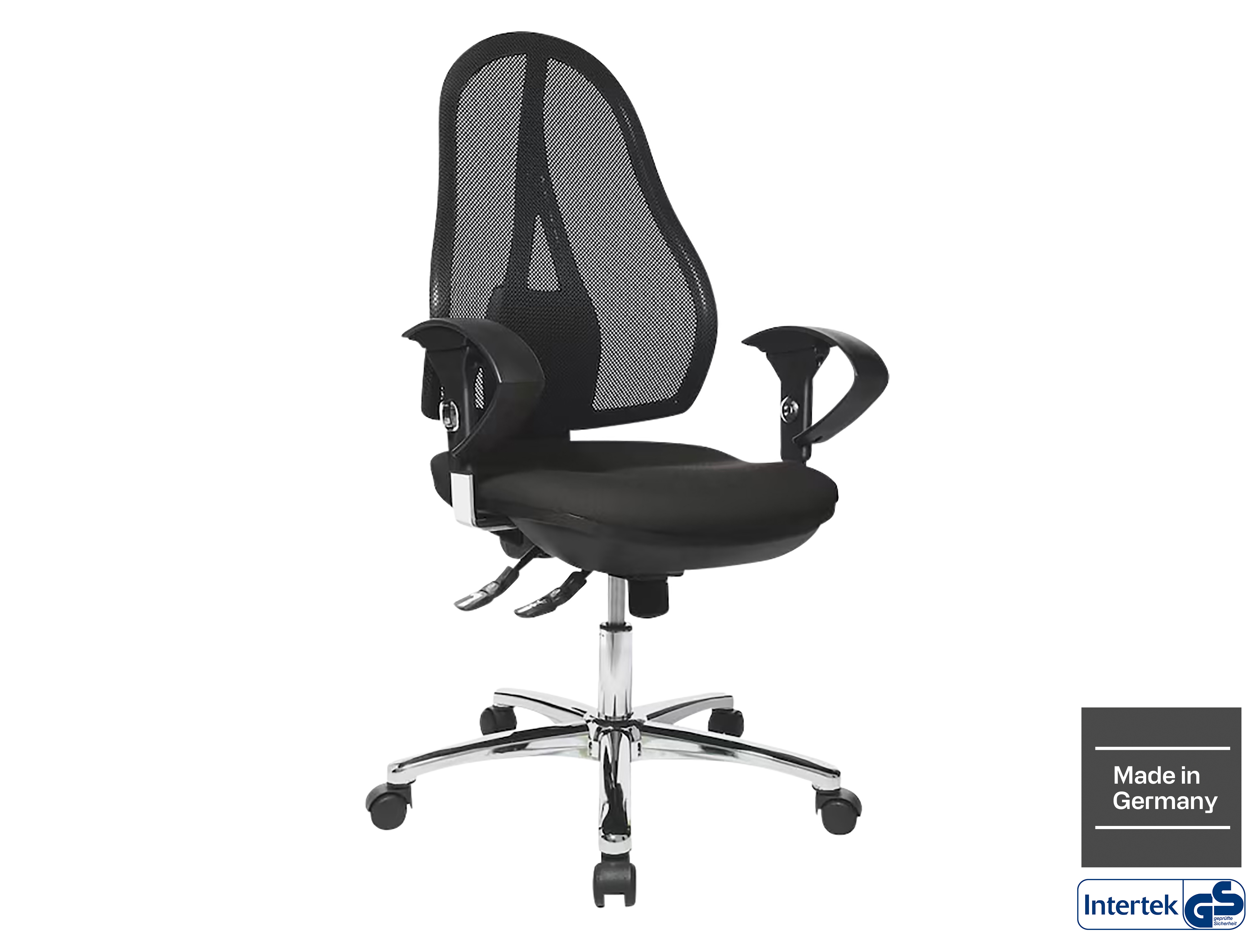 TOPSTAR Bürostuhl Open Point SY Deluxe schwarz inkl. Armlehnen TOPSTAR Bürostuhl Open Point SY Deluxe schwarz inkl. Armlehnen