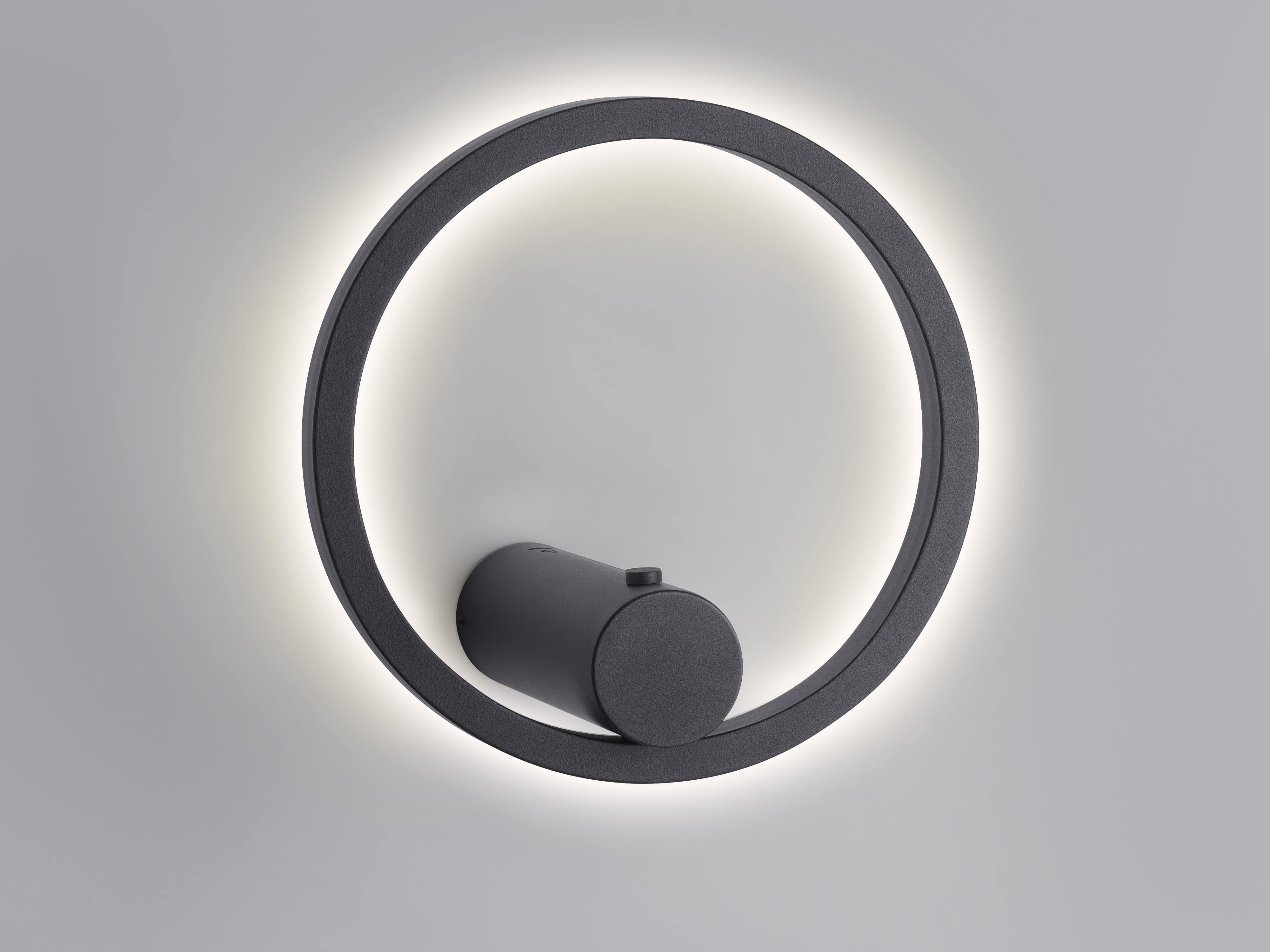 JUST LIGHT LED-Akku Wandleuchte 18280-13, 6W, 660lm, 3000K, anthrazit