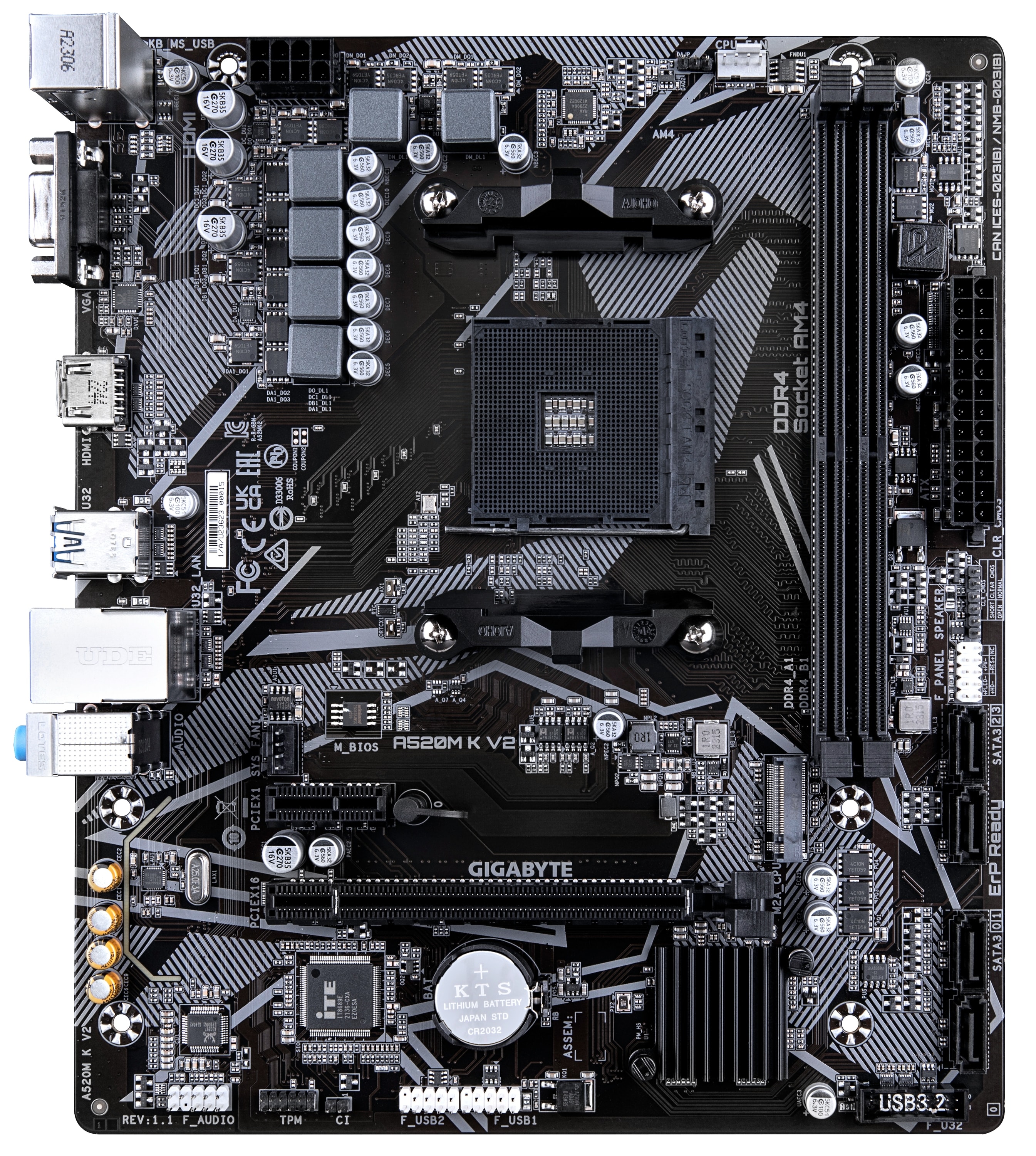 GIGABYTE Mainboard A520M K V2 GIGABYTE Mainboard A520M K V2