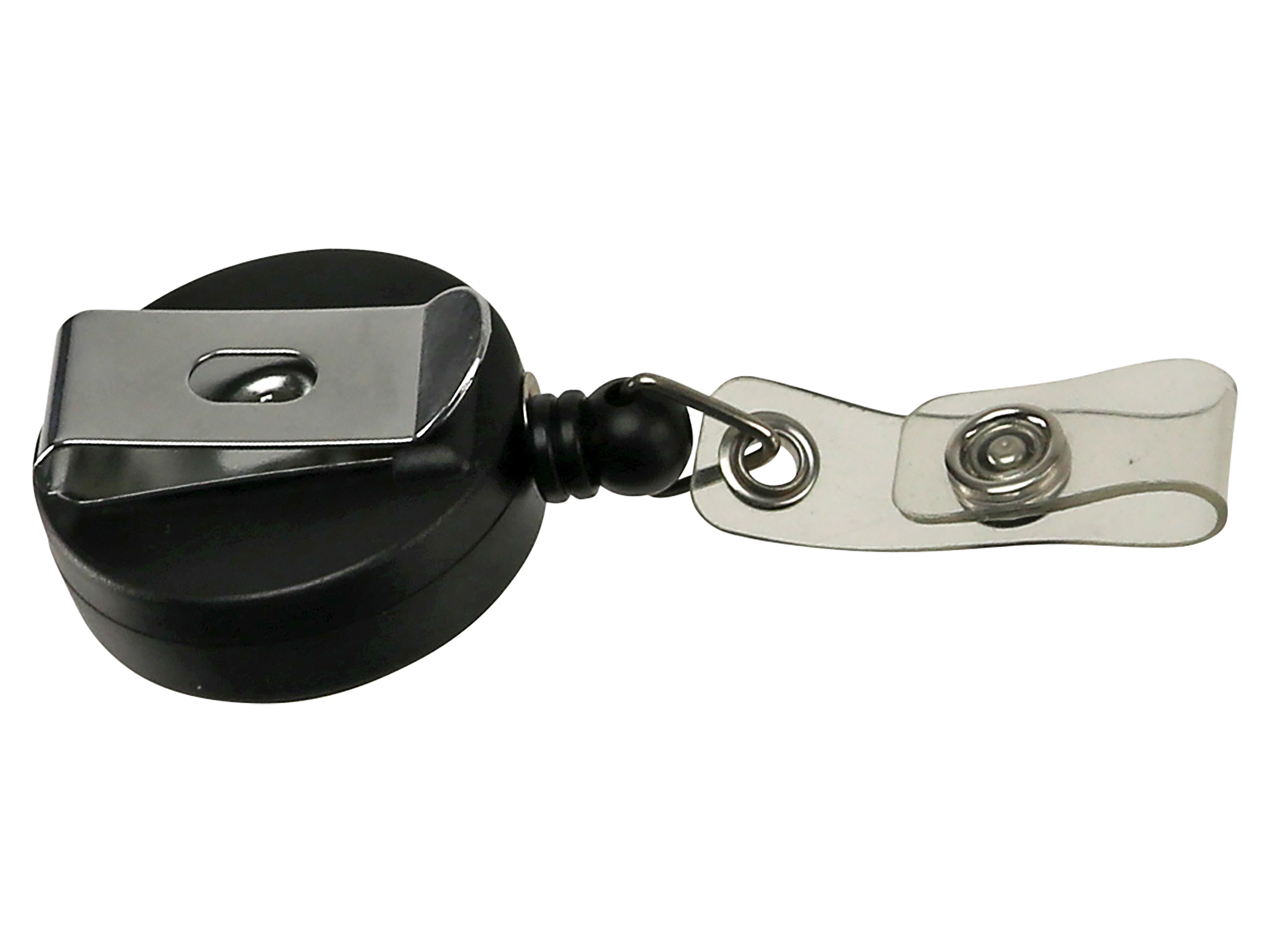 Kartenhalter JoJo, schwarz, mit Gürtelclip