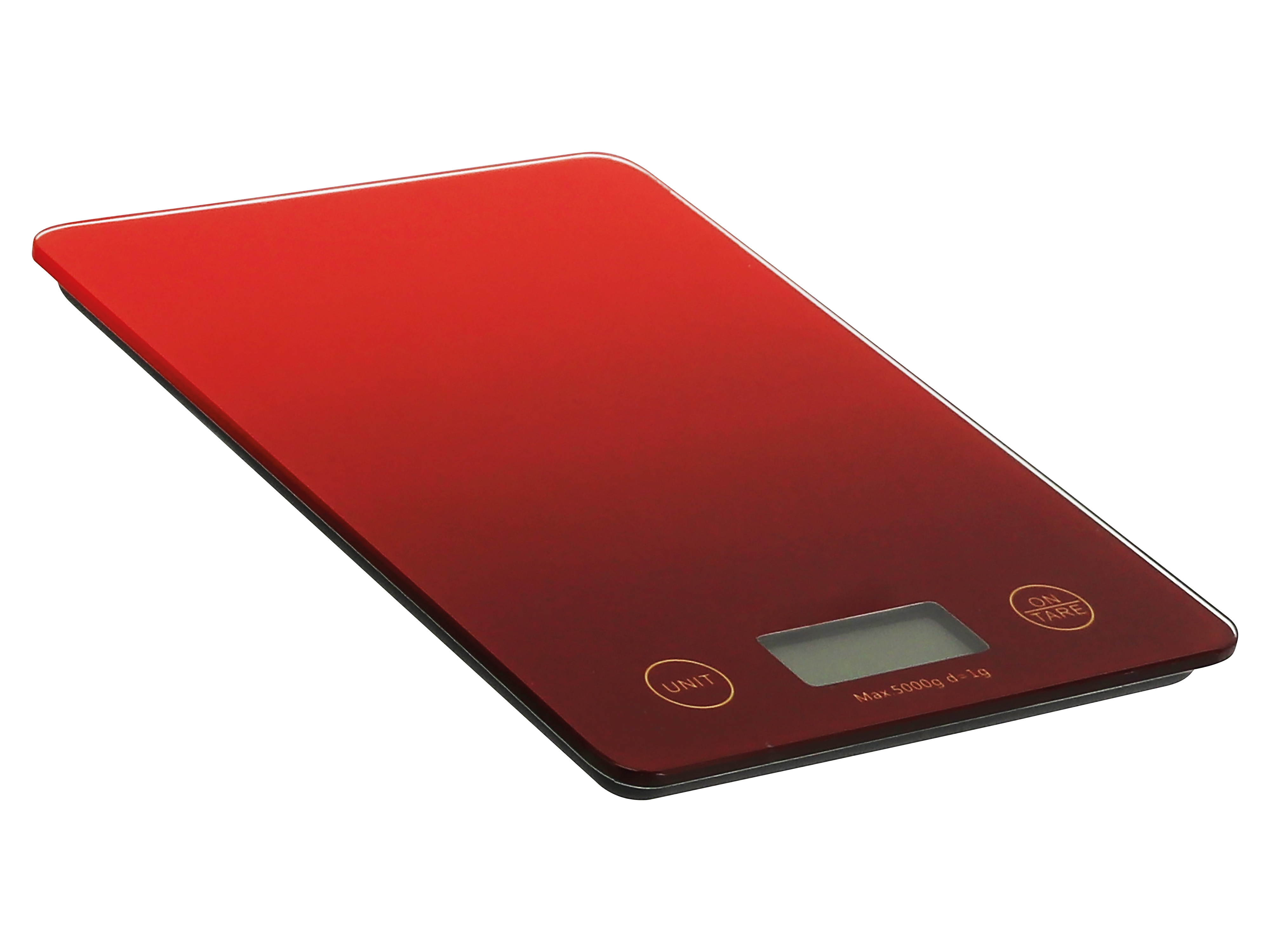 Digitale Küchenwaage, SCO-1, schwarz/rot