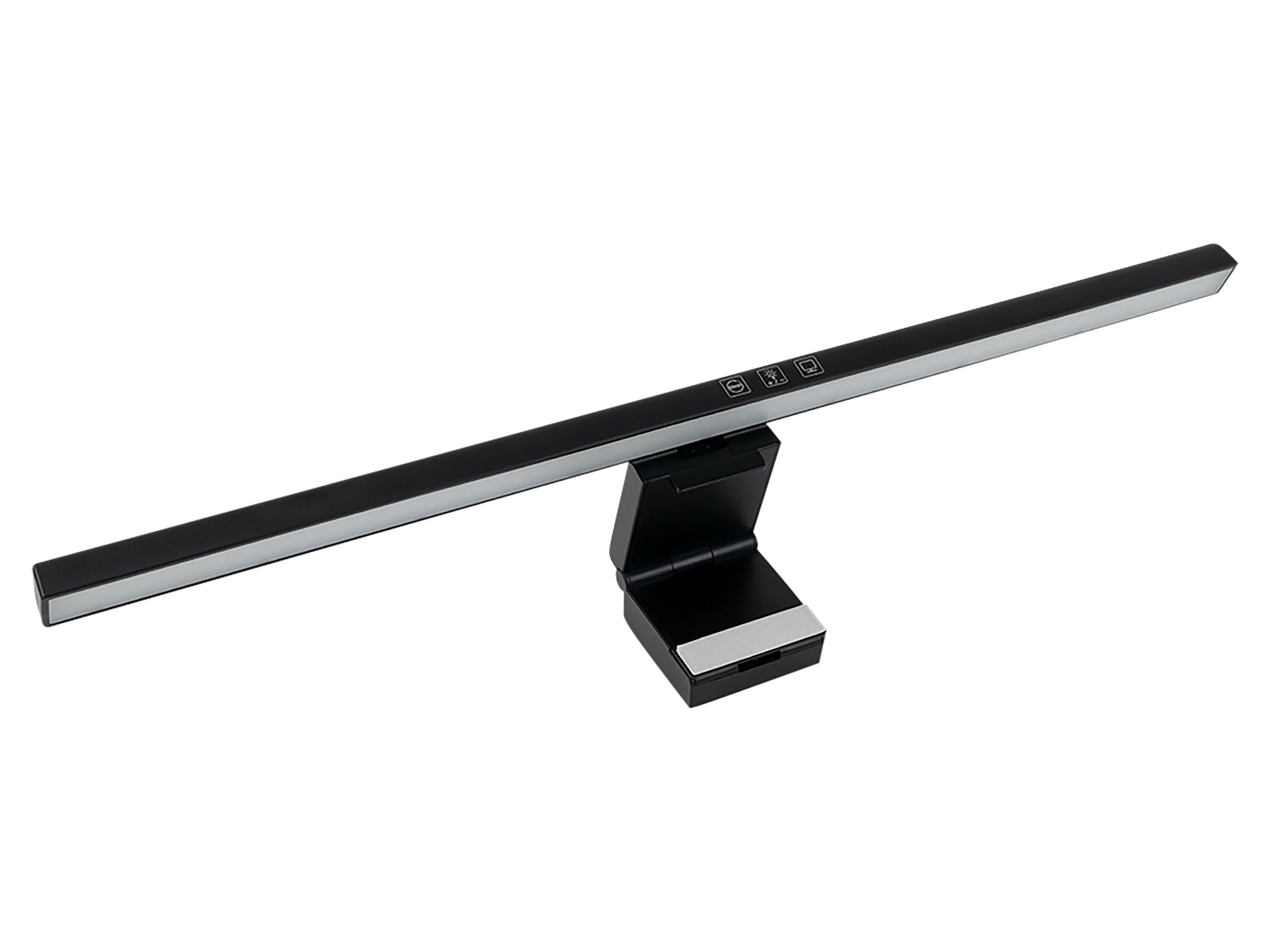 LUXULA LED-Monitorleuchte, 5W, EEK: G, 250lm, CCT, IP20, Touch Control, schwarz, 50 cm