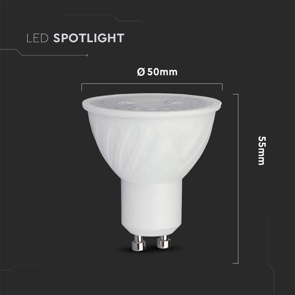 V-TAC LED-Lampe VT-21194, EEK: F, 6W, 445lm, 6500k, GU10, 110° V-TAC LED-Lampe VT-21194, EEK: F, 6W, 445lm, 6500k, GU10, 110°