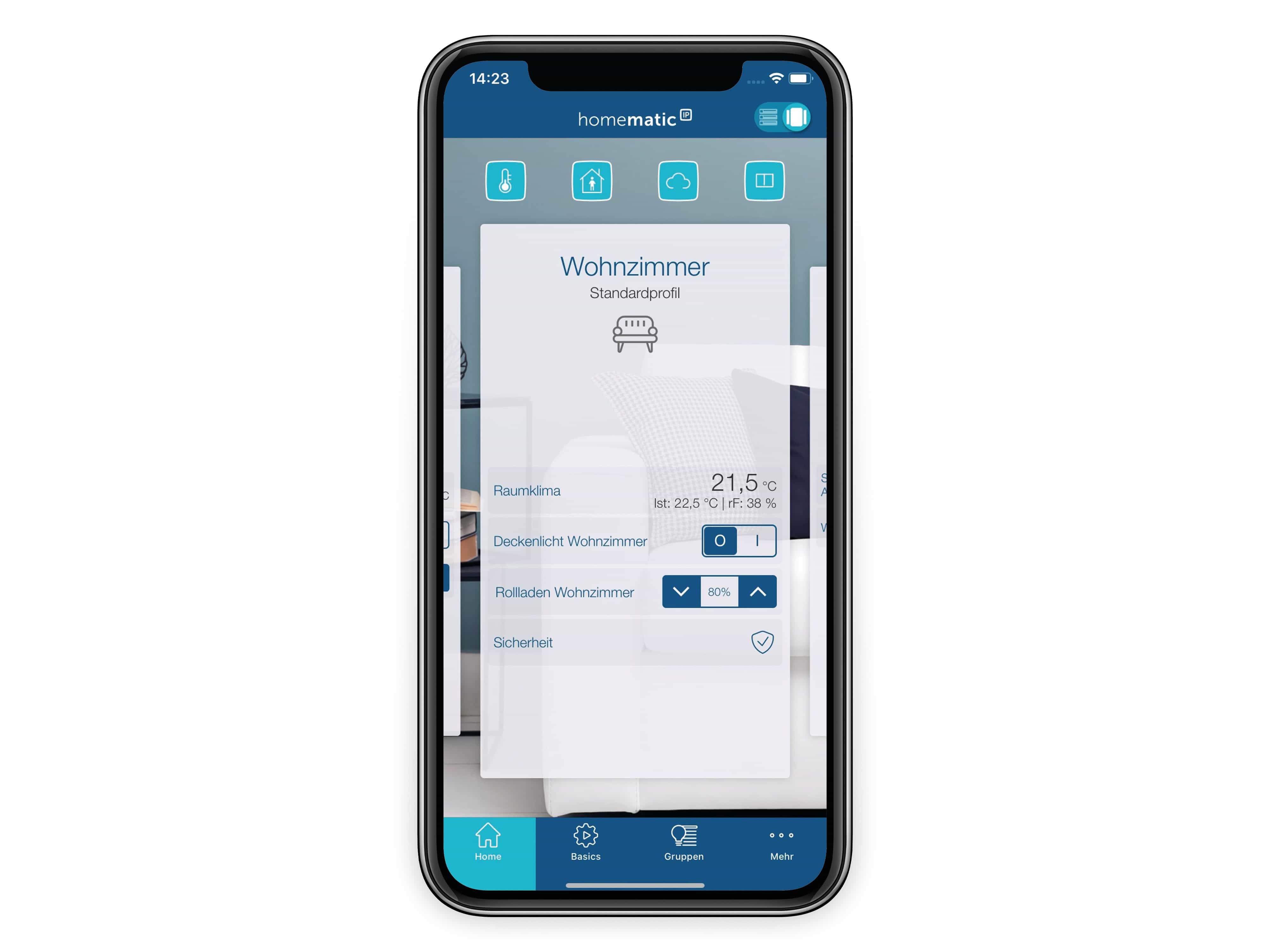 HOMEMATIC IP Smart Home 154666A0, Wandthermostat basic, 2 Stück