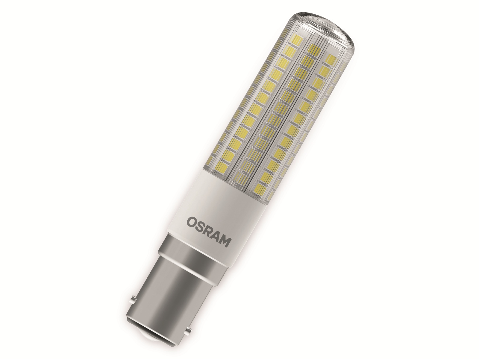 OSRAM LED-Lampe, CL60, T Slim, B15d, EEK: E, 7W, 806lm, 2700K