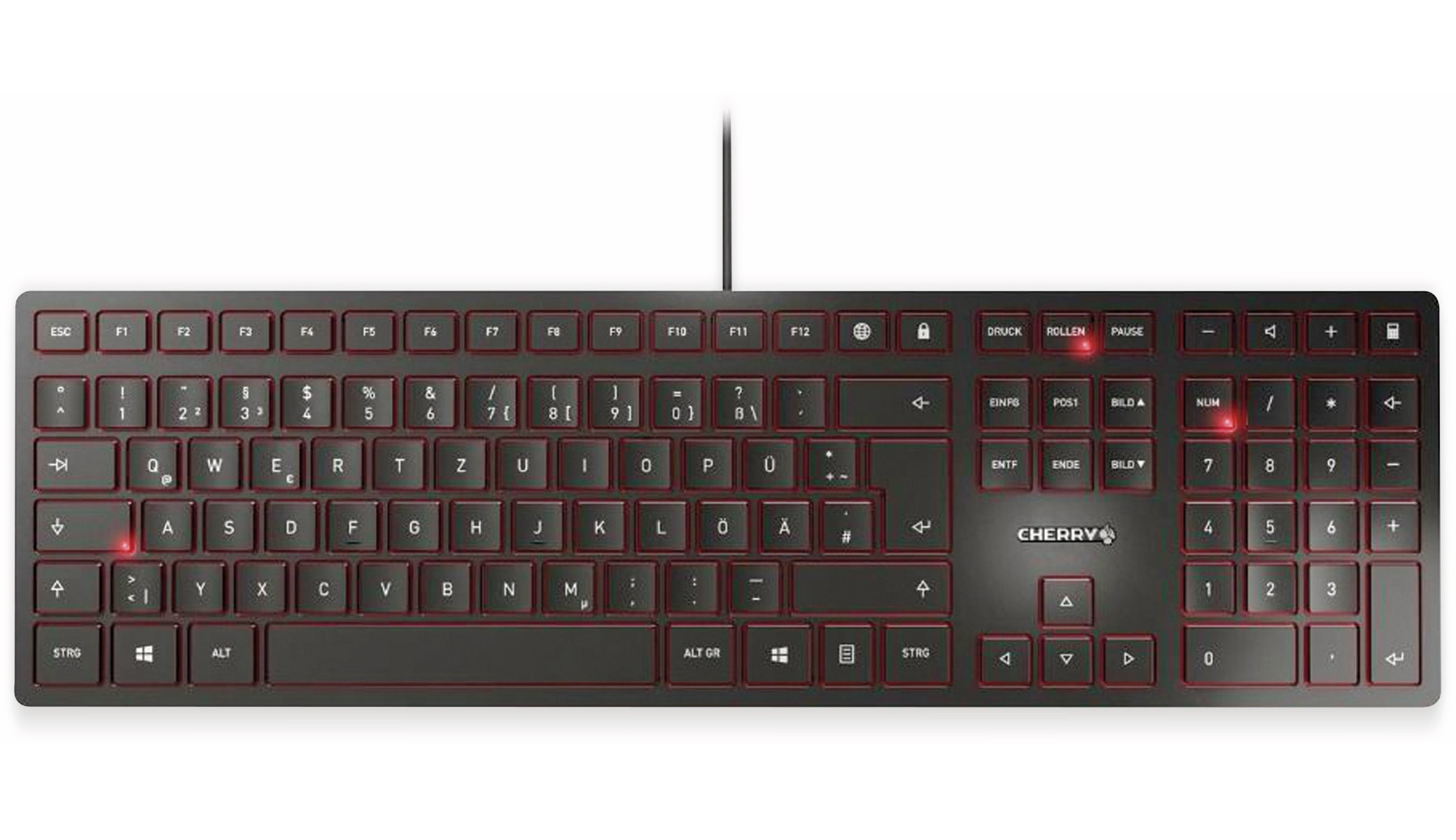 CHERRY Tastatur KC 6000 Slim, schwarz CHERRY Tastatur KC 6000 Slim, schwarz