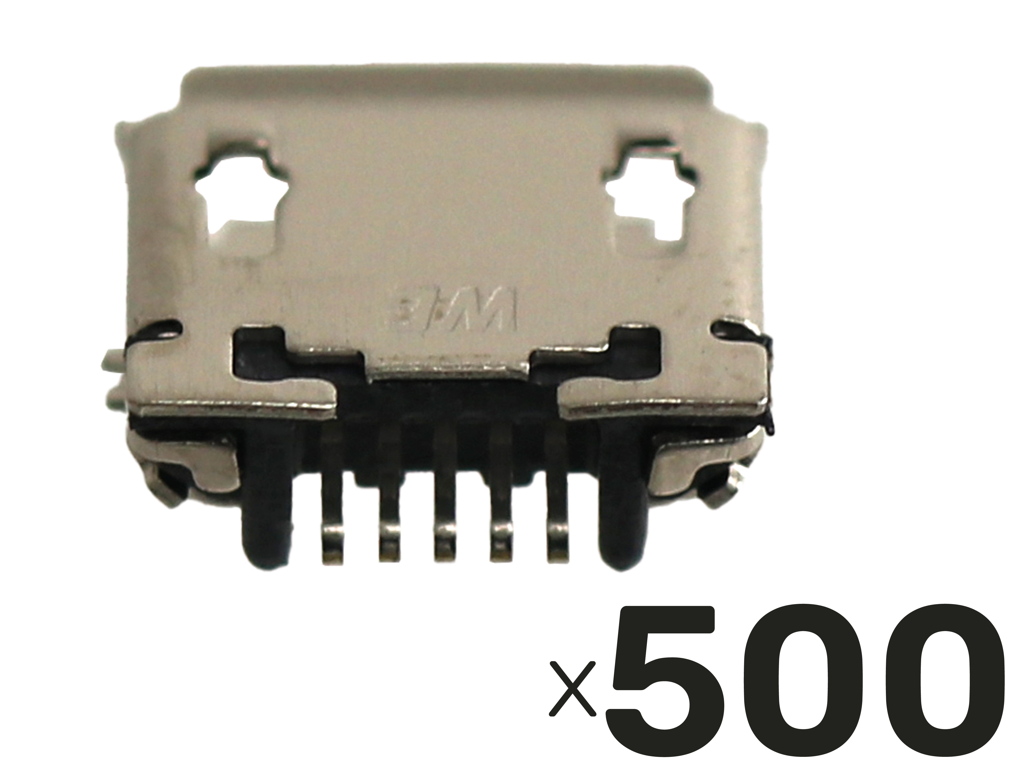 USB Buchse, Micro-USB 2.0 Typ B, SMD, 500er Pack