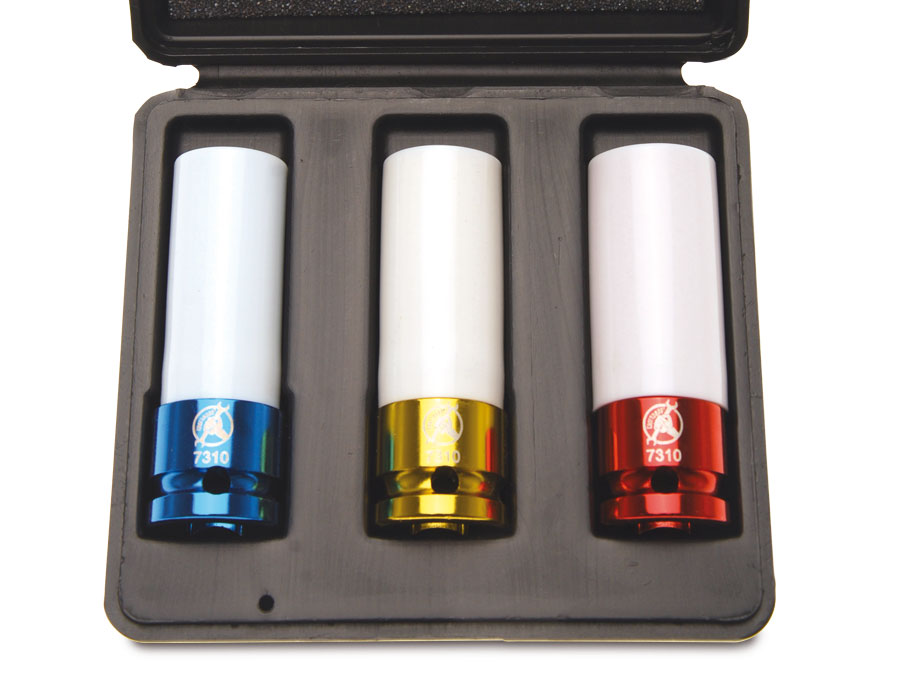 BGS TECHNIC Steckschlüsselsatz, 17/19/21 mm