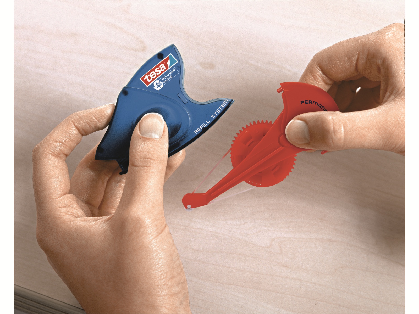 TESA ® Roller Kleben permanent ecoLogo®, Nachfüllkassette, 14m:8,4mm, 59110-00005-06