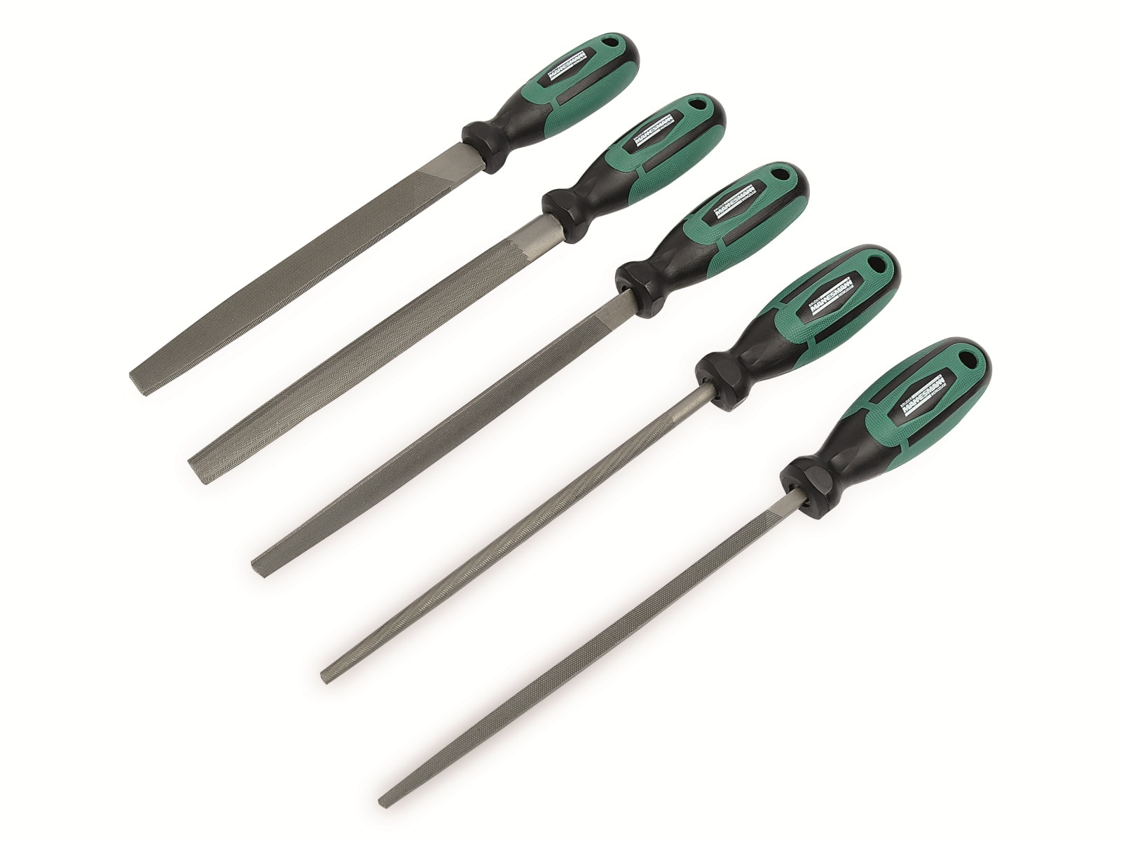 BRÜDER MANNESMANN Werkstattfeilen-Satz, 5-teilig