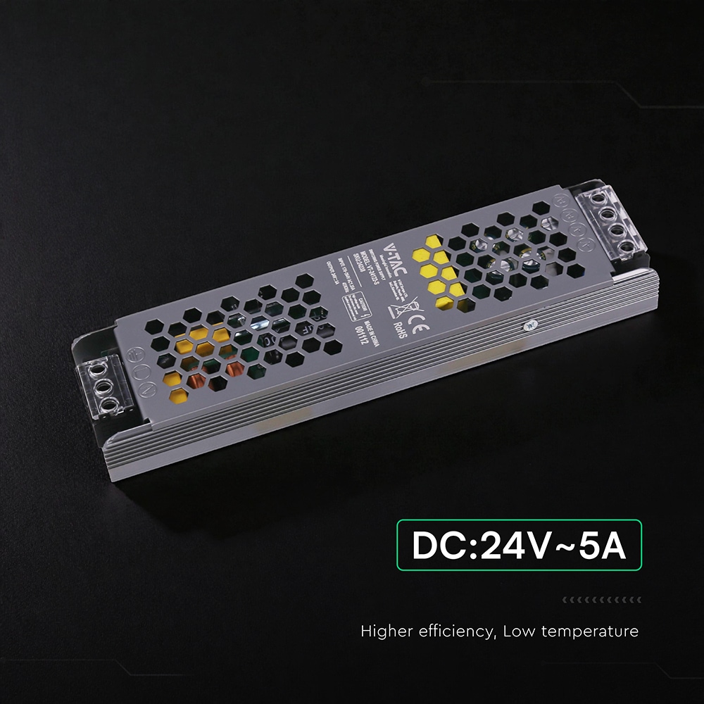 V-TAC Schaltnetzteil, VT-24238, 24V/5,0A, 120W, IP20