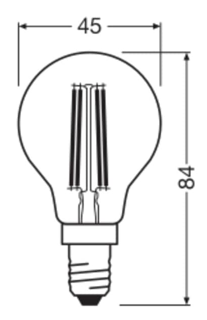 OSRAM LED-Lampe Classic, dimmbar, E27, 2,5 W, 2700 K, EEK: B, 470 lm, IP20, warmweiß OSRAM LED-Lampe Classic, dimmbar, E27, 2,5 W, 2700 K, EEK: B, 470 lm, IP20, warmweiß