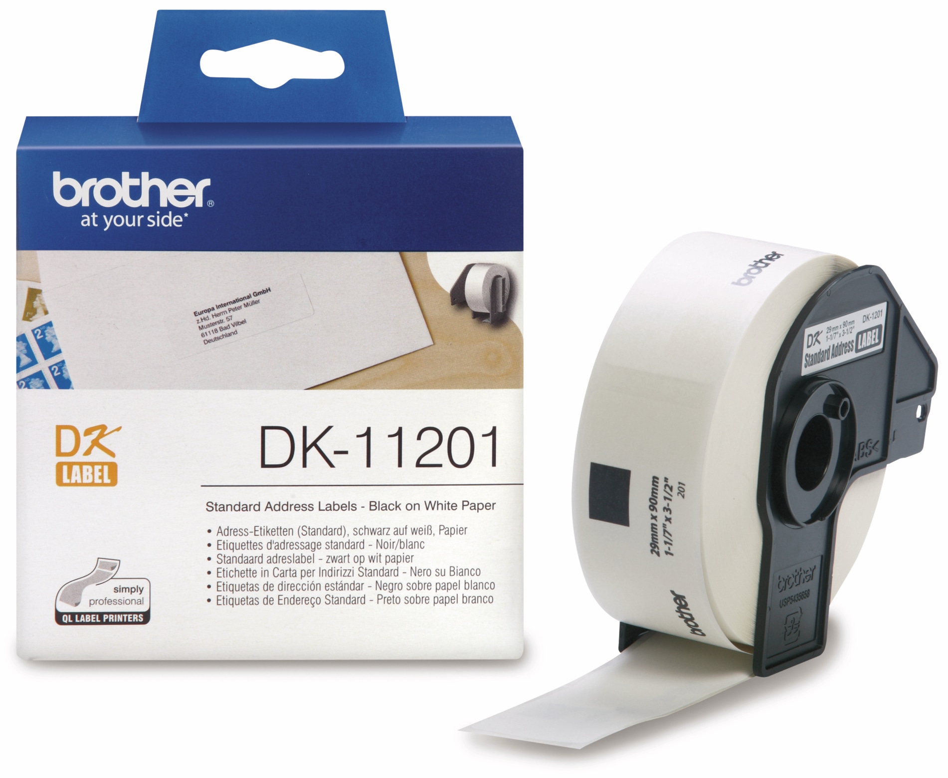 BROTHER Adress-Etiketten DK-11201 BROTHER Adress-Etiketten DK-11201