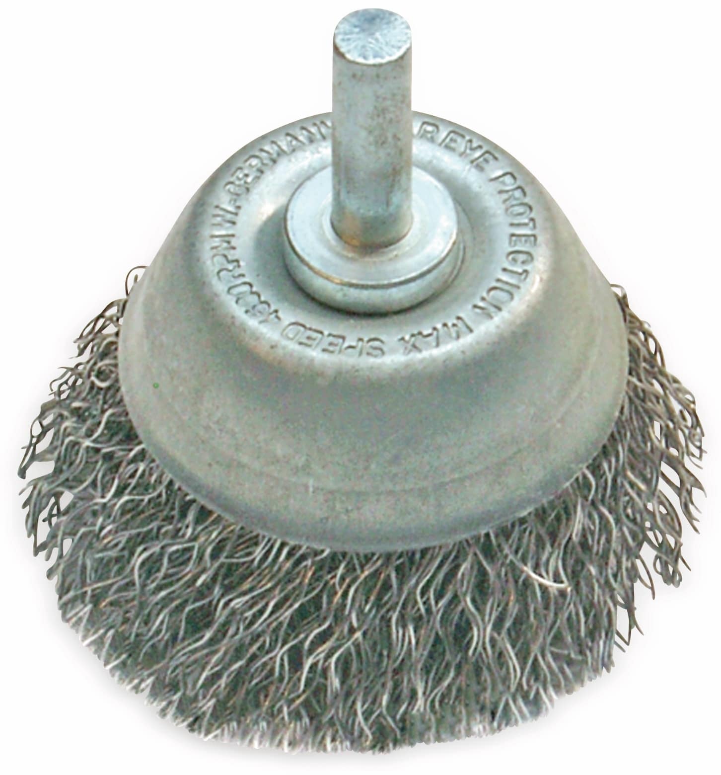 BGS TECHNIC Topfbürste, für Bohrmaschine und Akkuschrauber, Ø 75 mm, Draht