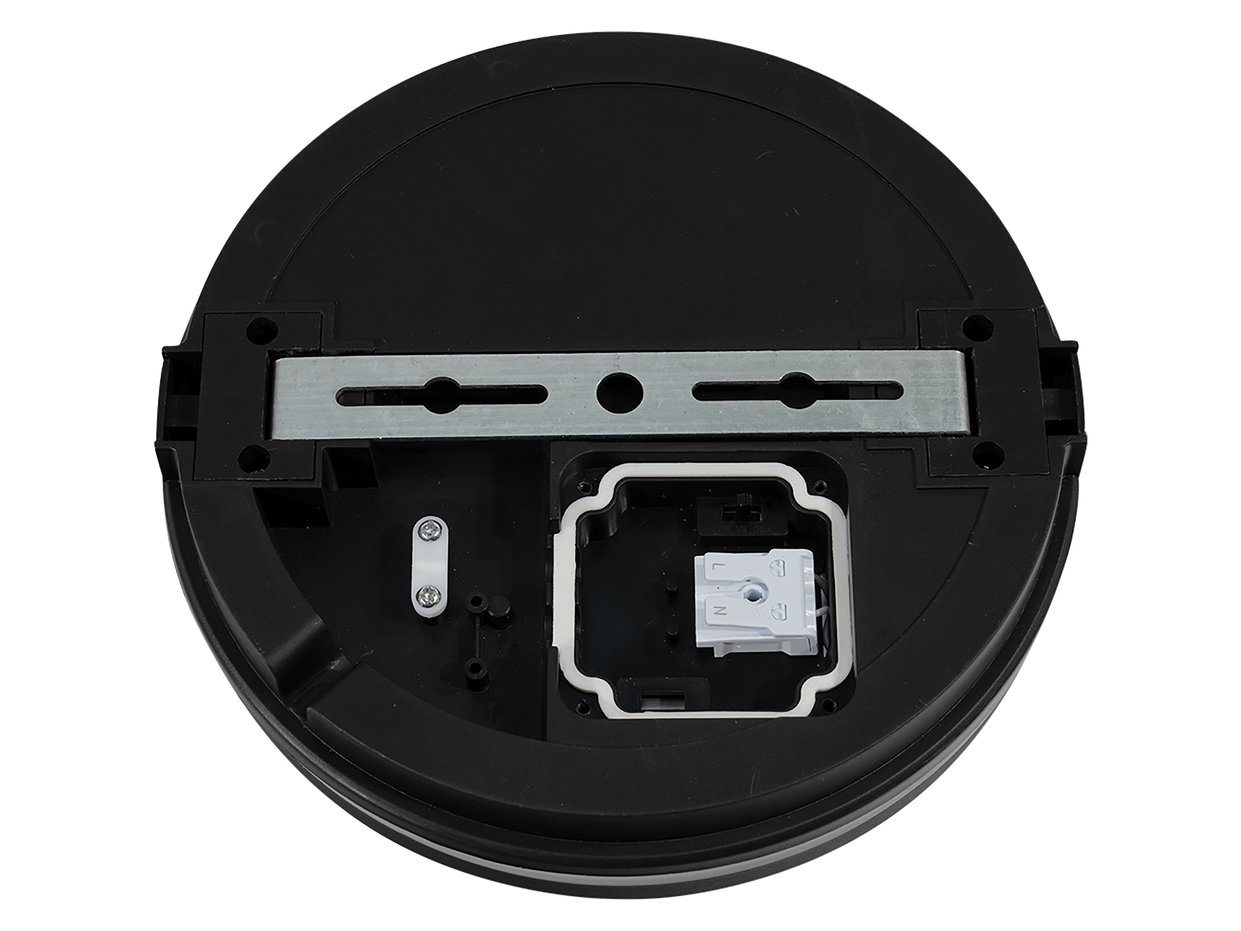 LUXULA LED-Deckenleuchte, 30W, EEK: F, 3000lm, CCT, IP65, schwarz/weiß