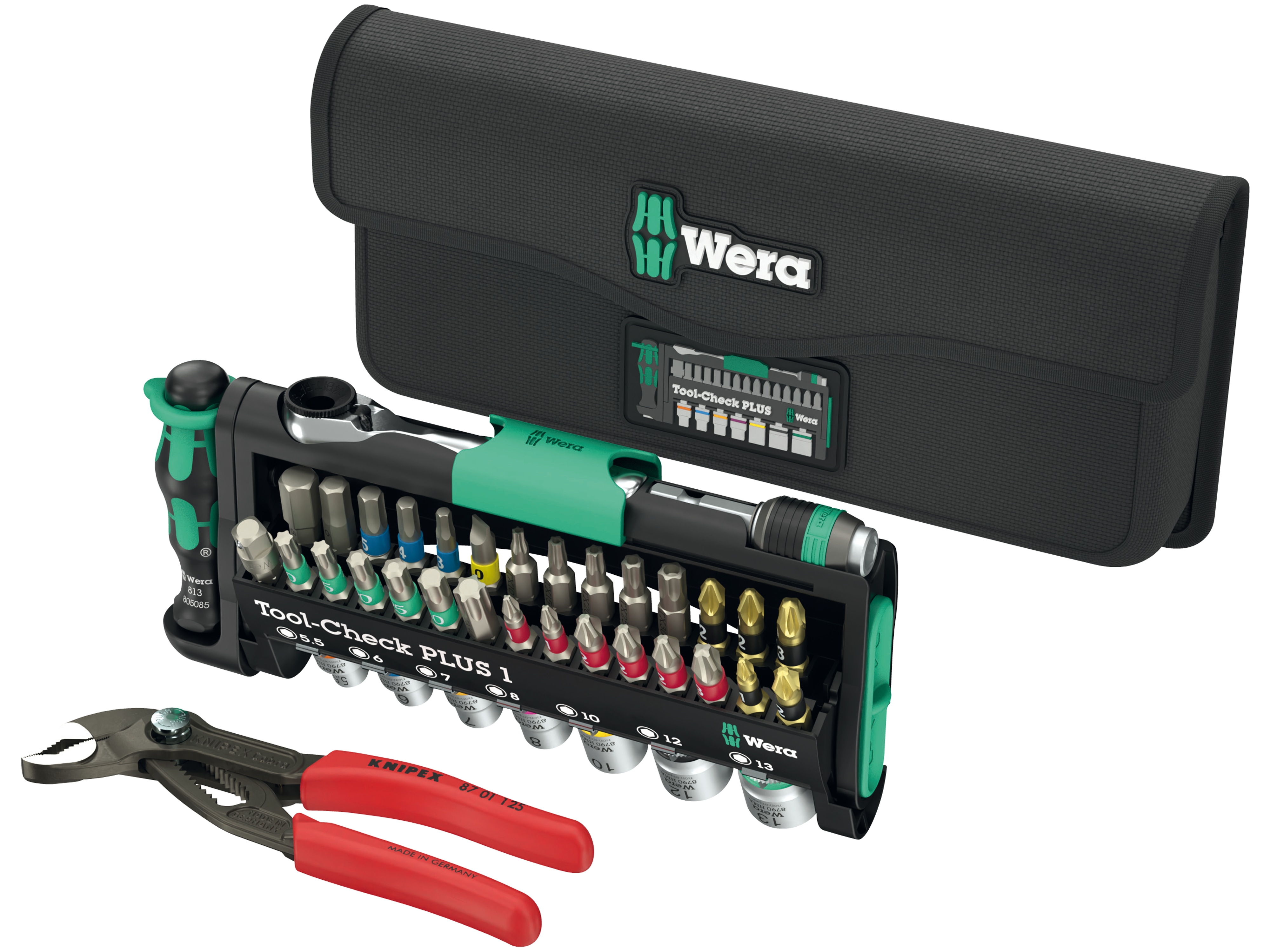 WERA Bit-Set, Tool-Check Combi 1, 05049070001, 40-teilig