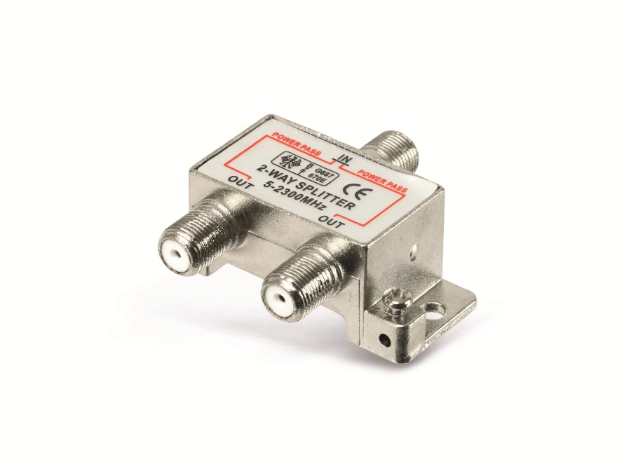 S-IMPULS Antennenverteiler mit Gleichspannungsdurchgang, 2-fach S-IMPULS Antennenverteiler mit Gleichspannungsdurchgang, 2-fach