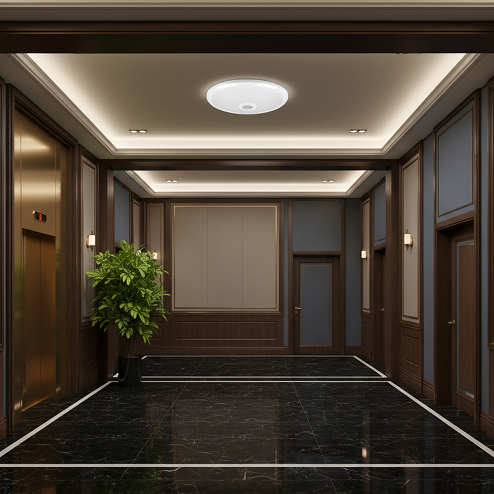 V-TAC LED-Deckenleuchte VT-218086, EEK: F, 12W, 1000lm, 4000K, 120°, IR, Ø29cm