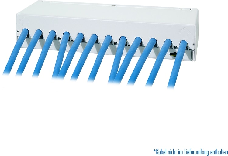 LOGILINK Patchpanel NK4093 12Port inkl. 12 CAT6A Modulen