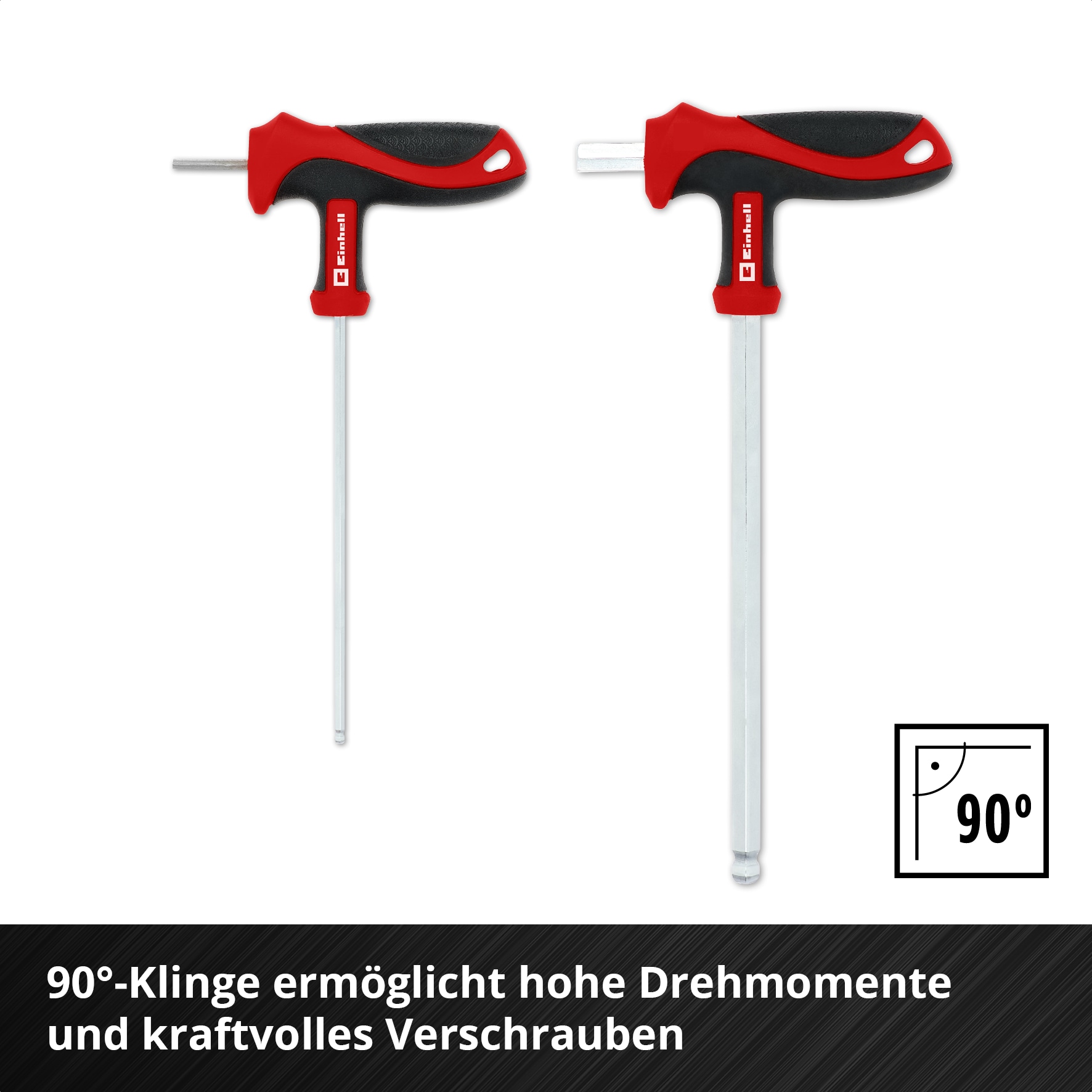 EINHELL T-Griff Schraubendreher-Set, 370539, 6-teilig