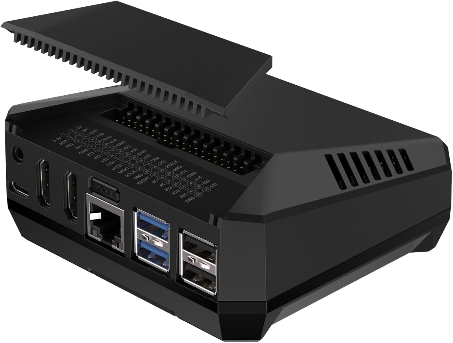 ARGON ONE V3 Gehäuse mit NVMe, PCIe expansion, für Raspberry Pi 5