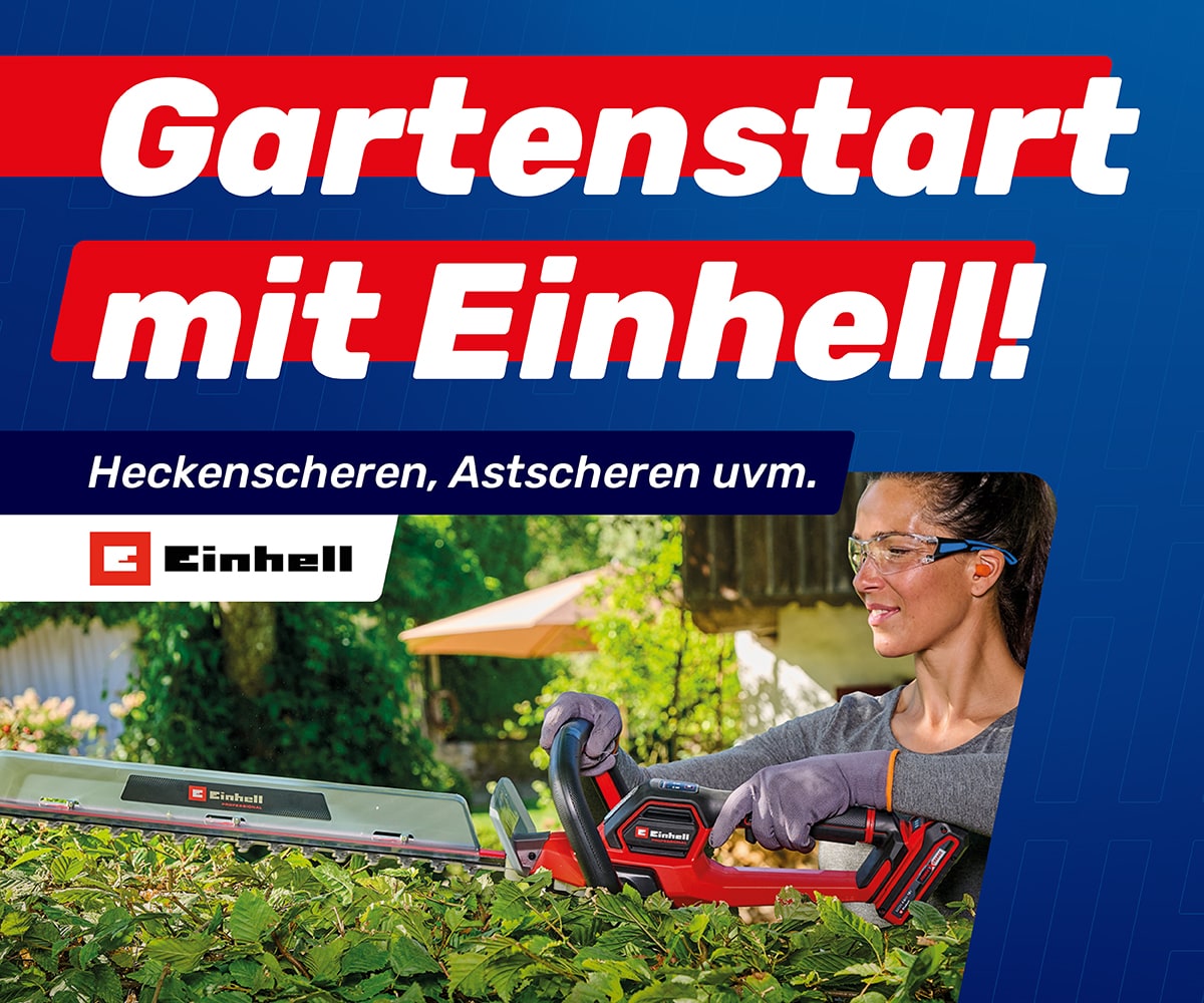 Gartenstart mit Einhell