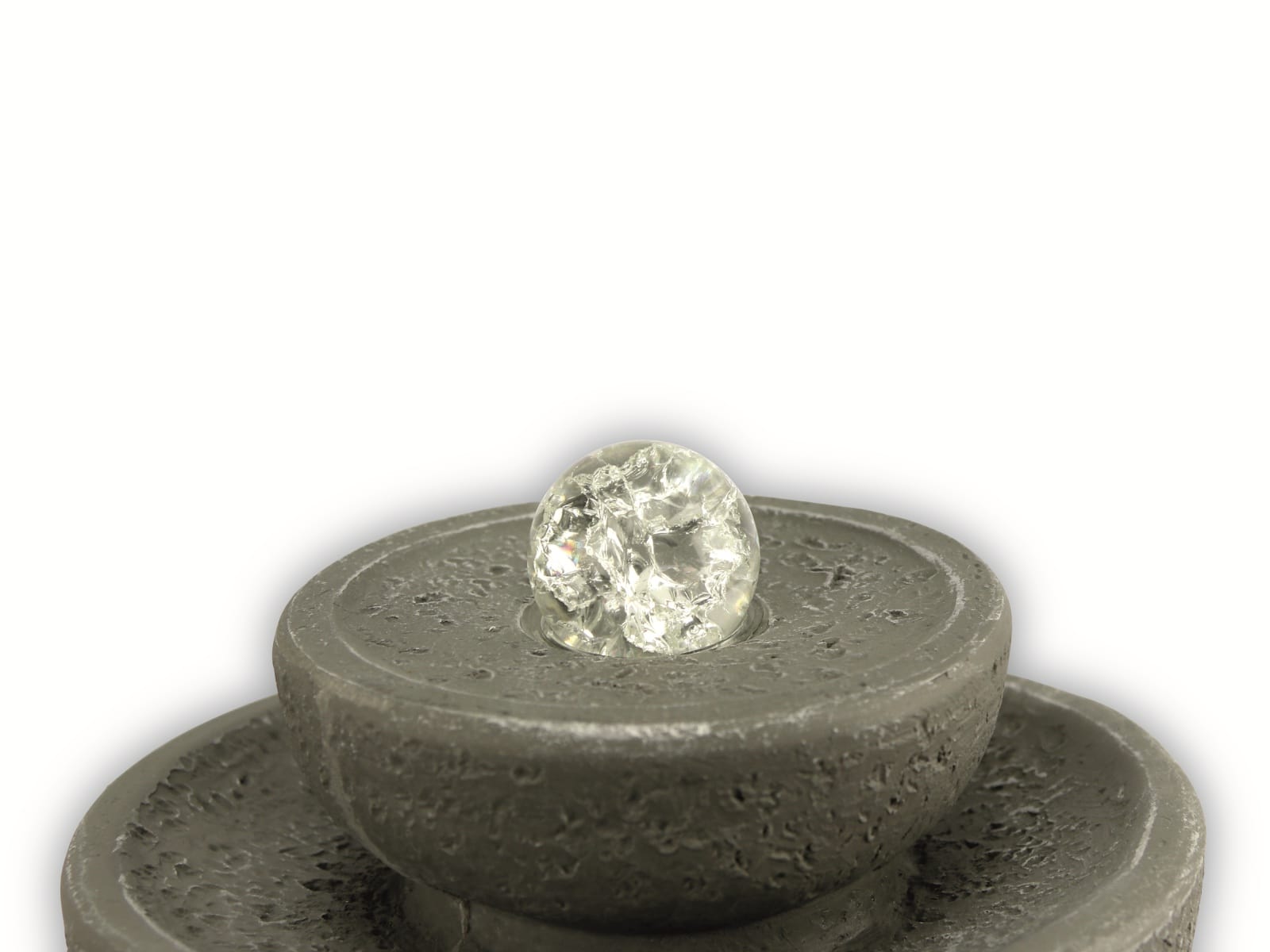 LED-Zimmerbrunnen, GT-RF-01, grau, B-Ware