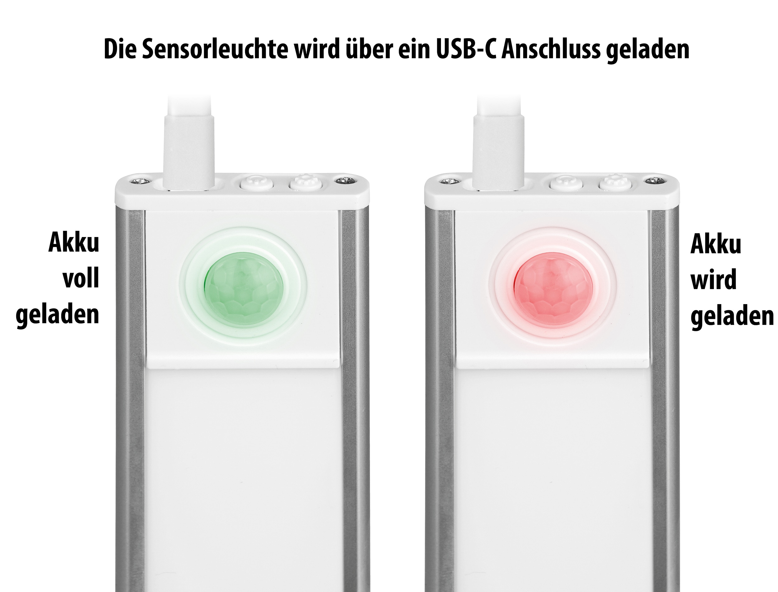 CALIMA CAMPING EQUIPMENT Sensorleuchte, 46082, Unterbau, aufladbar, 30 cm