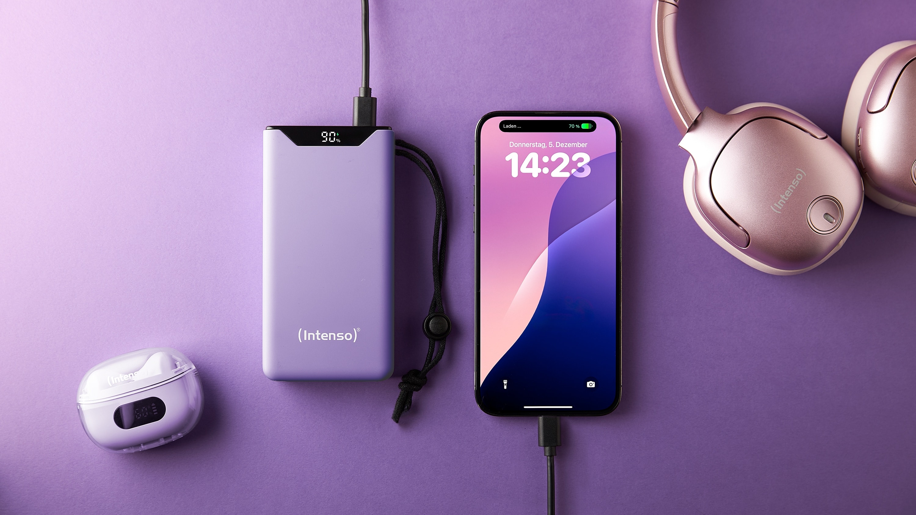 INTENSO USB Powerbank 7332053, F20000, 20.000mAh, 20 W, lila