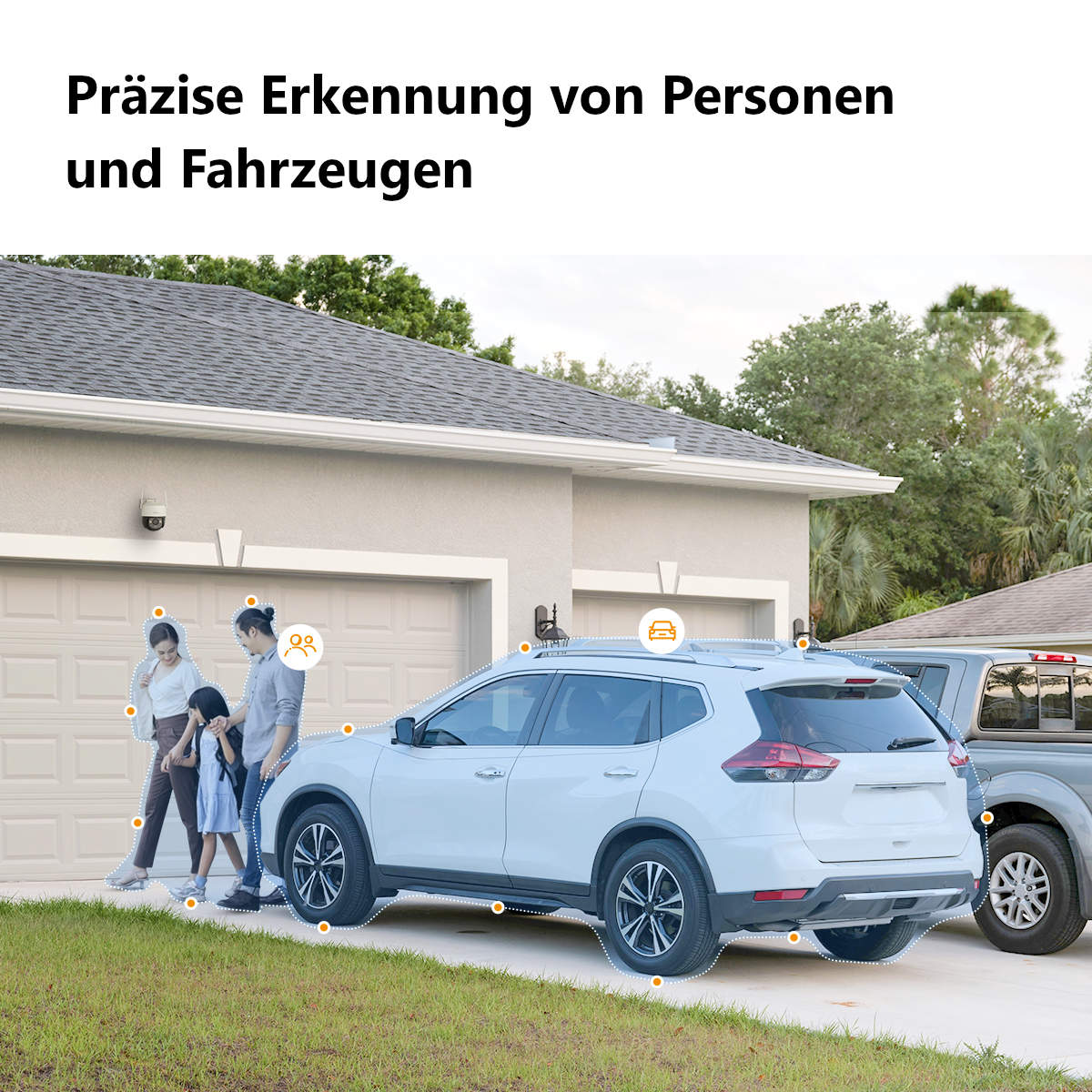 IMOU Überwachungskamera Cruiser 2C 2K, außen, weiß