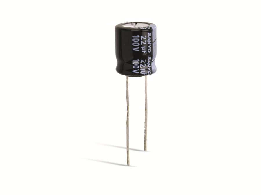 Elko, 22 µF, 100 V