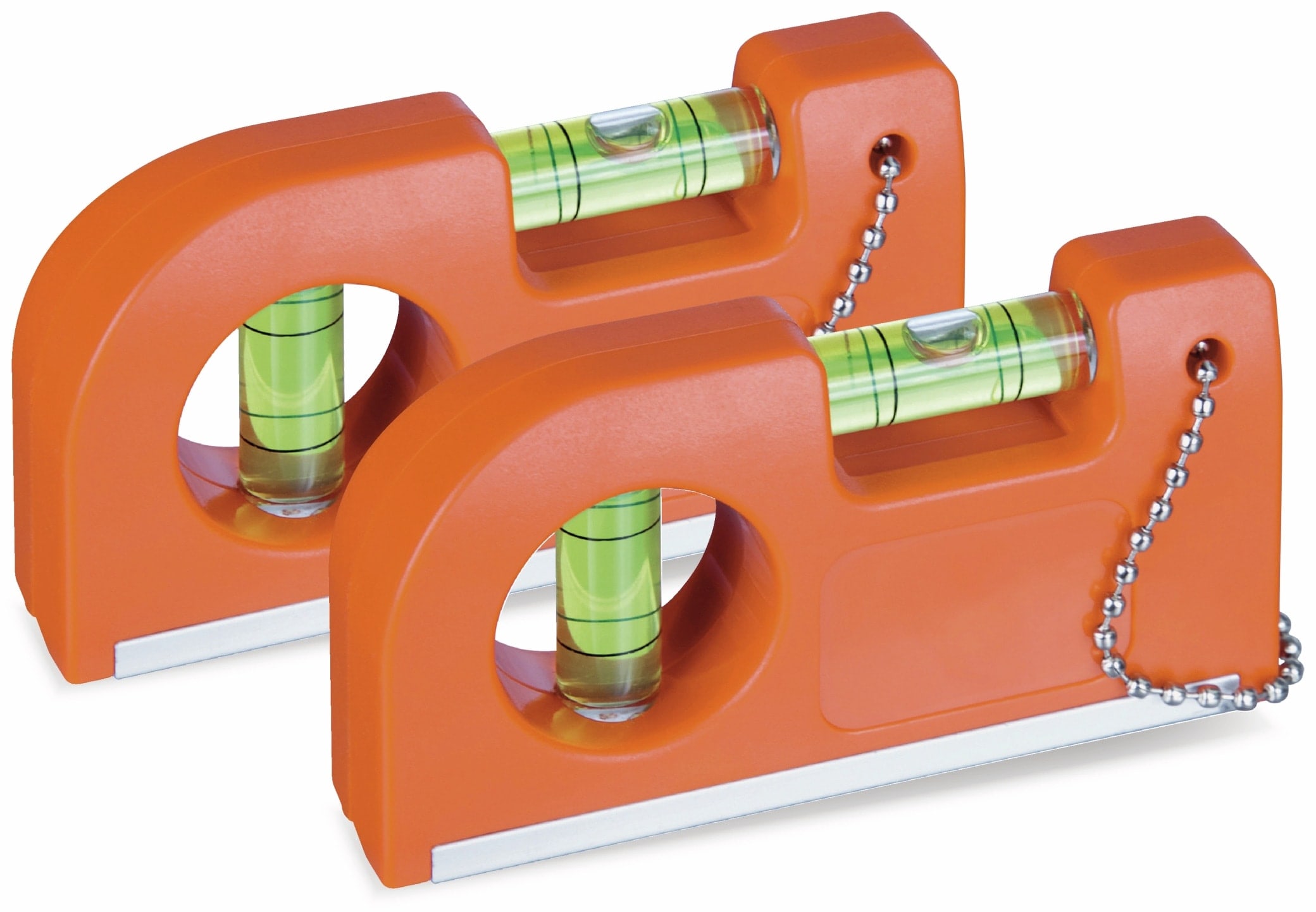 Wasserwaage mit Magnet und Clip, 2er Set Wasserwaage mit Magnet und Clip, 2er Set