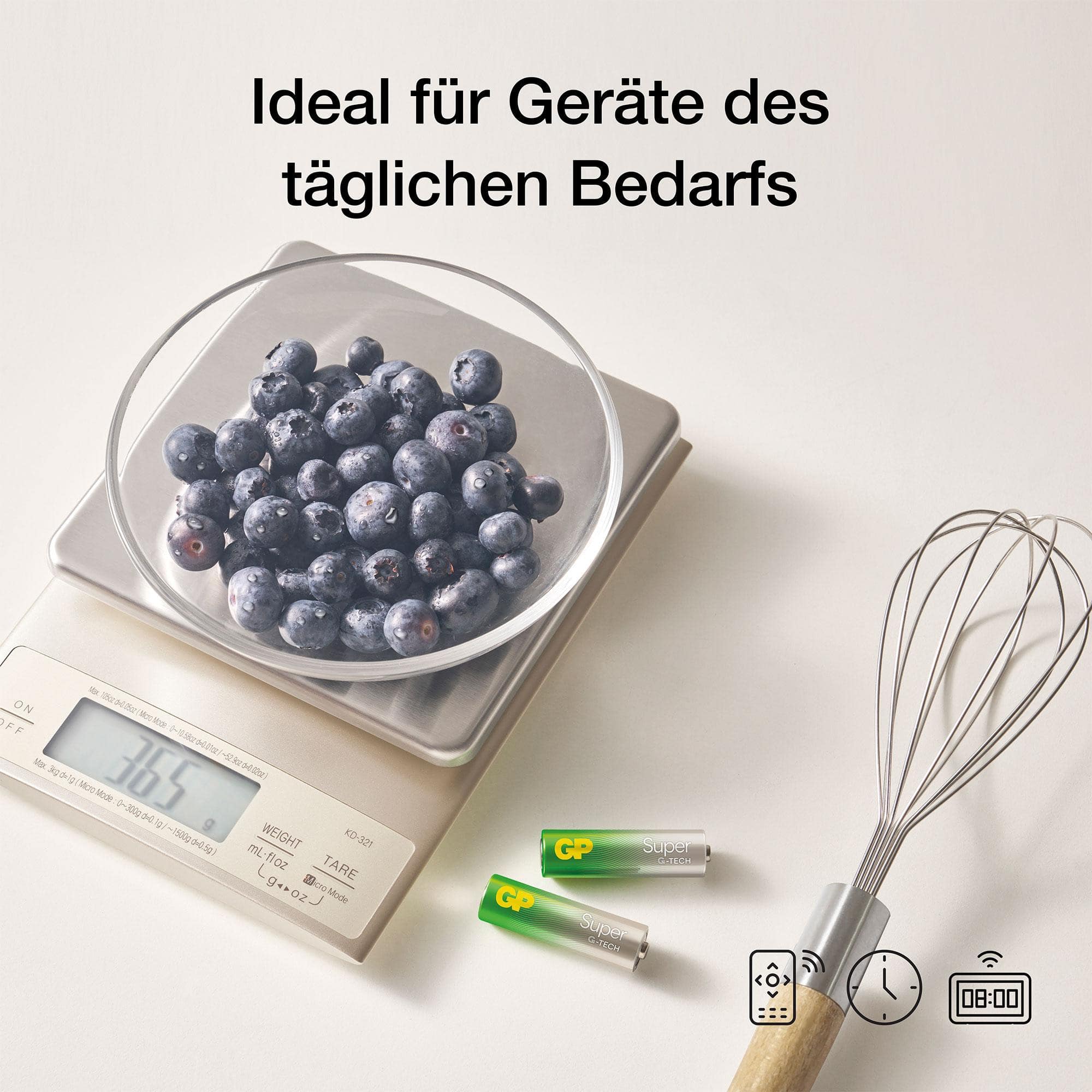 GP Super Alkaline, AA Mignon Batterie, 1,5 V, 40 Stück GP Mignon-Batterie SUPER Alkaline, AA LR06 , 40 Stück