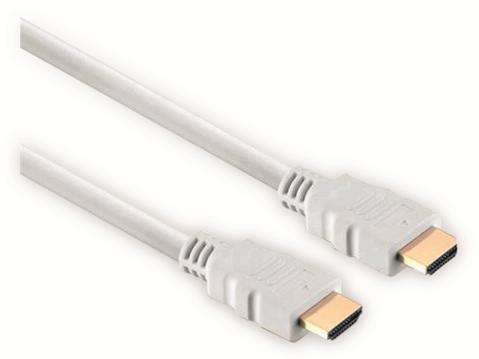 HDMI-Kabel, HIGH SPEED WITH ETHERNET, 1 m, weiß