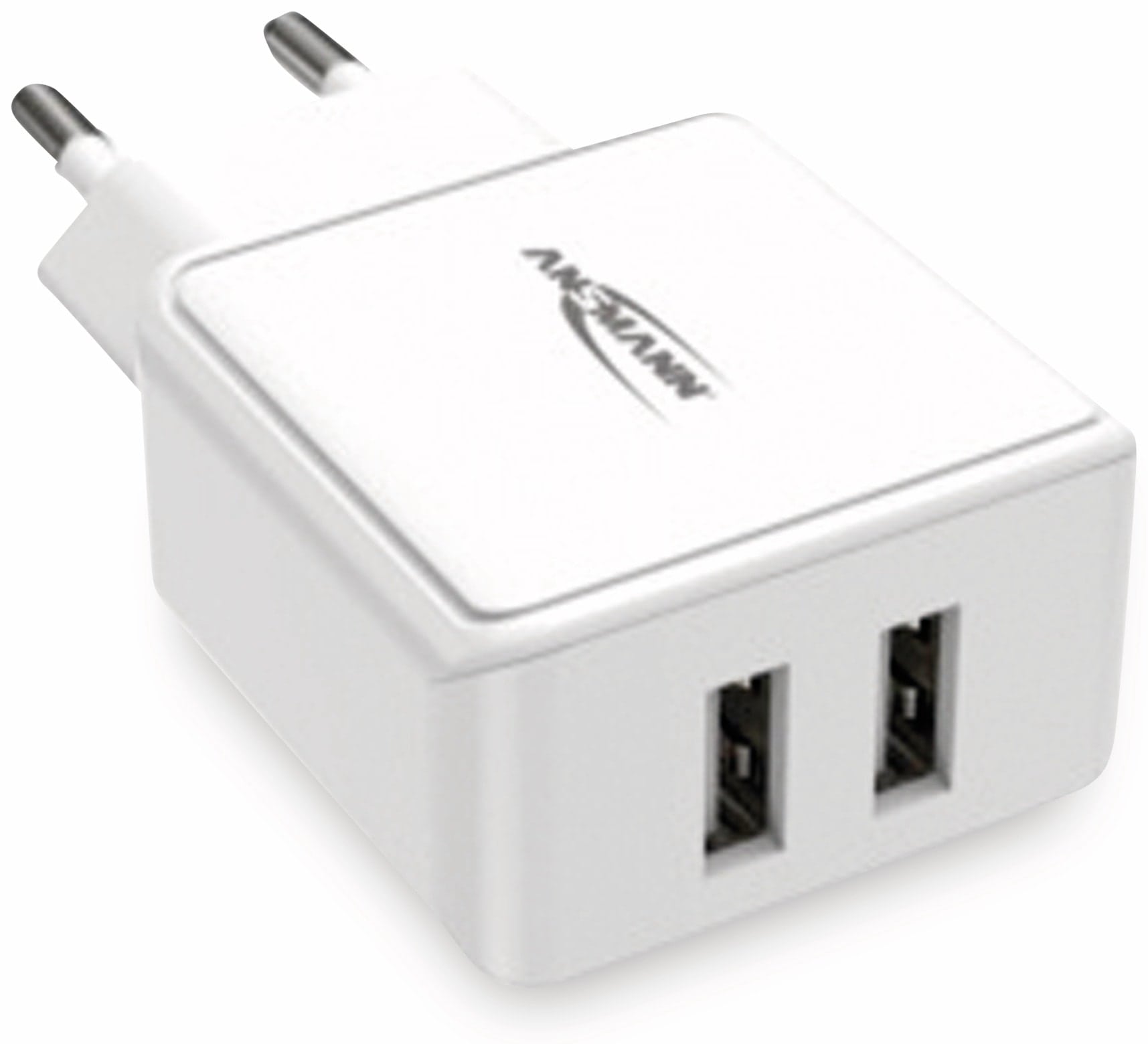 ANSMANN USB-Ladegerät HC212, 5 V, 2,4 A, 2-Port, weiß ANSMANN USB-Ladegerät HC212, 5 V, 2,4 A, 2-Port, weiß