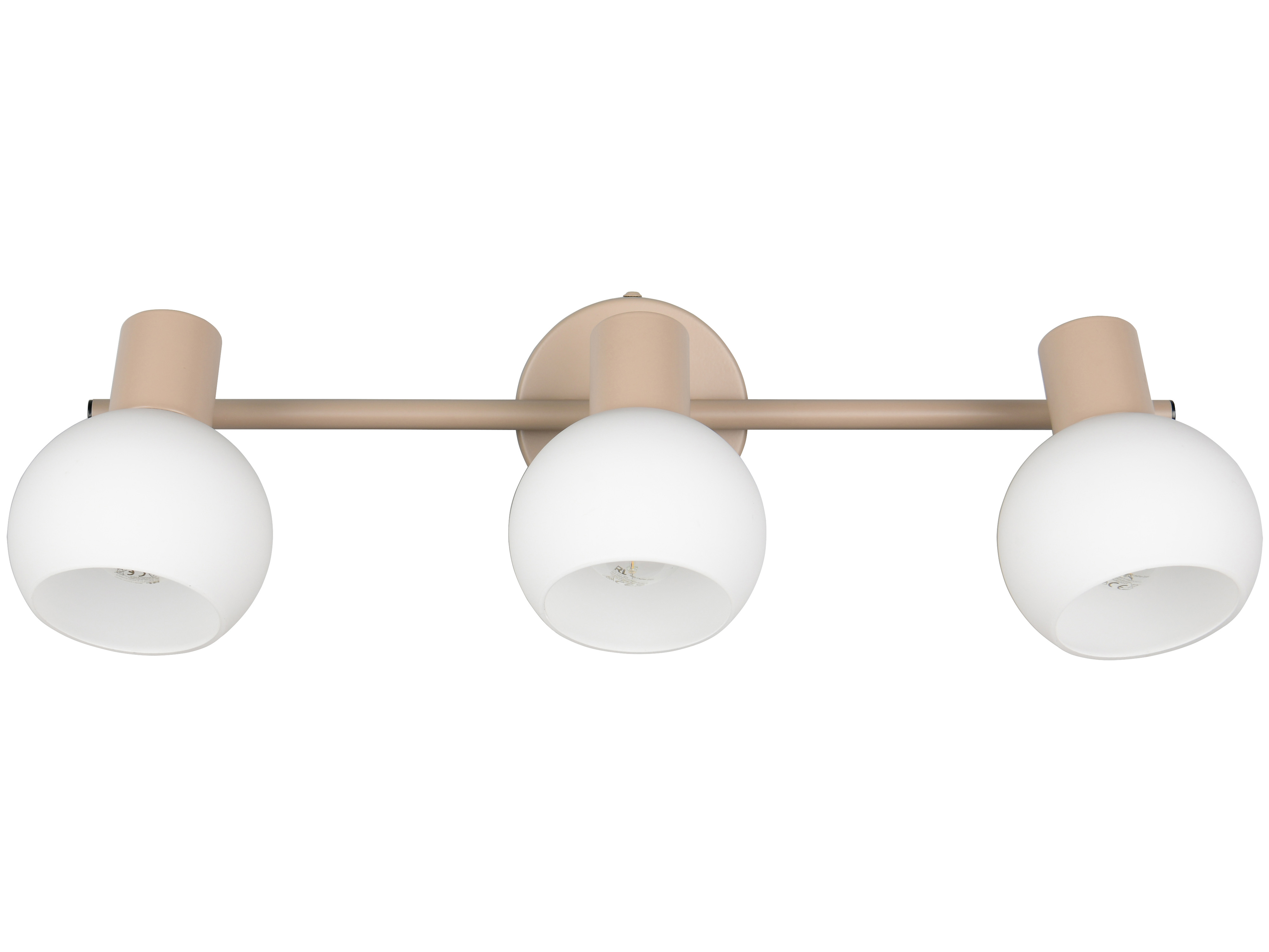 REALITY Deckenleuchte 3 flg. Boba R86373043, E14, ohne LM, IP20, beige