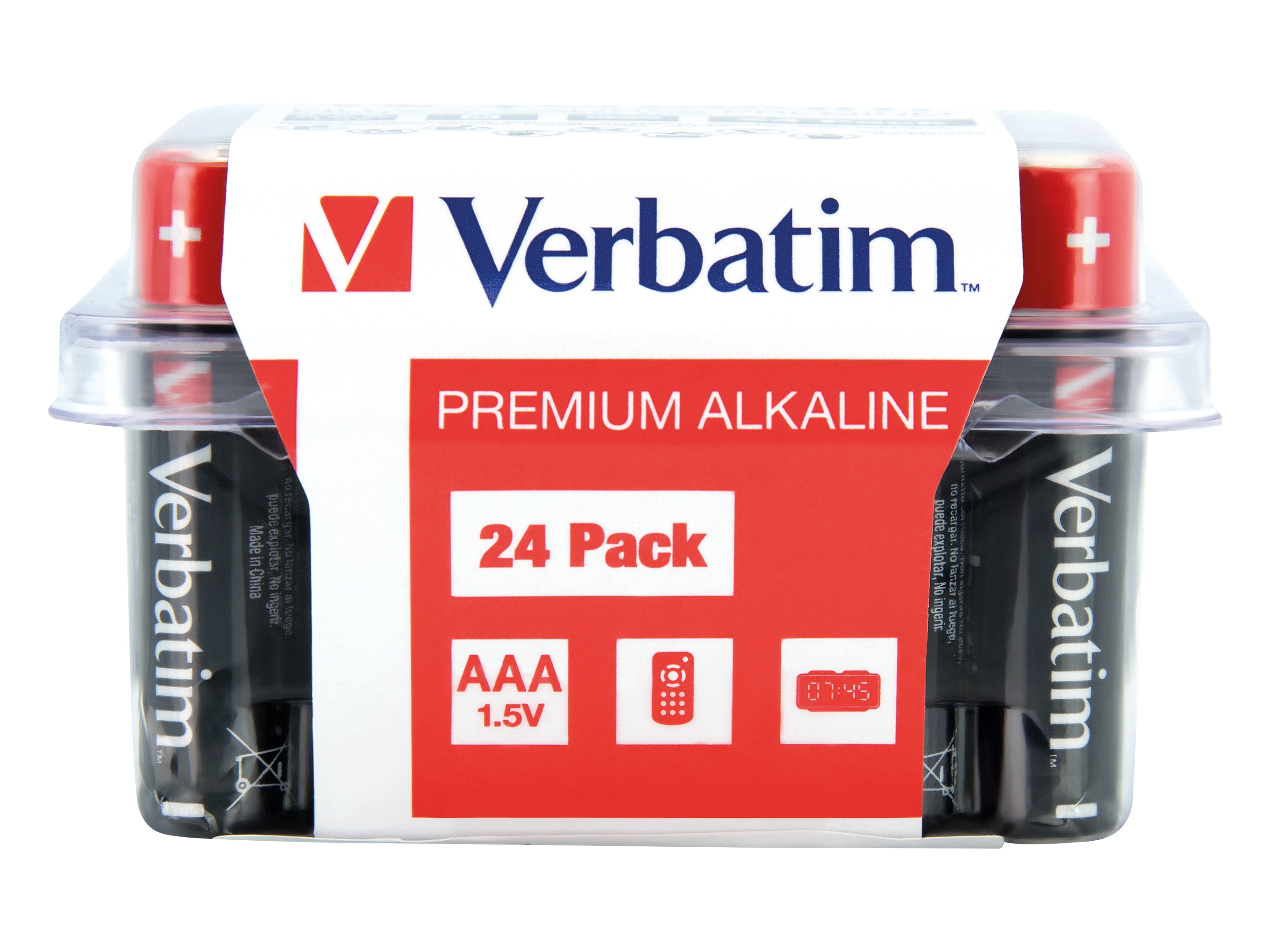 VERBATIM Batterie Premium, AAA, LR03, Micro, 24 Stück