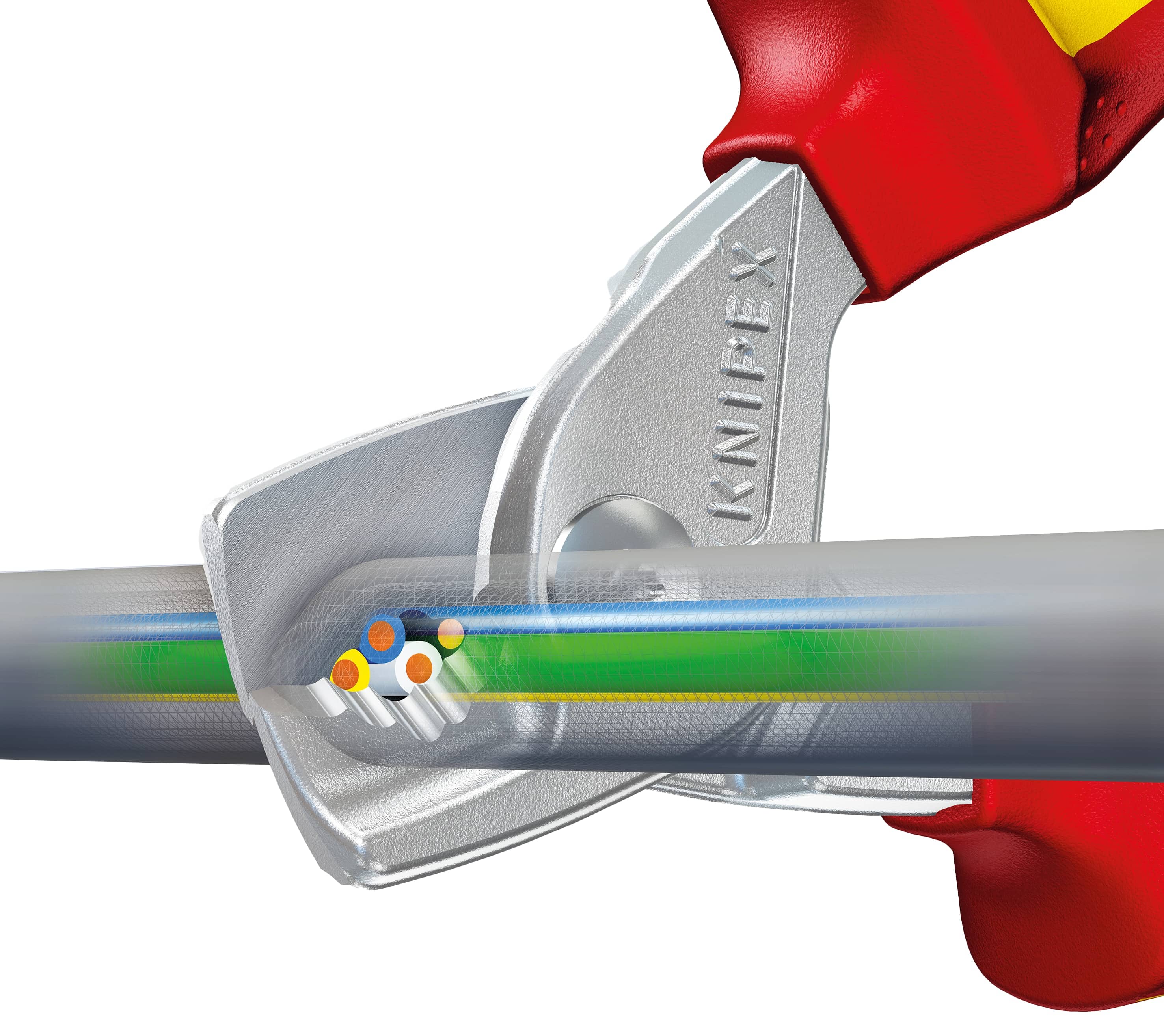 KNIPEX Kabelschere StepCut, 95 16 160, 160 mm