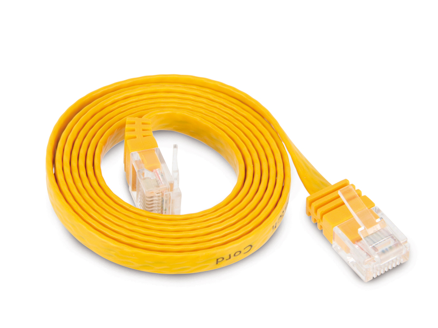 S-IMPULS CAT.6 Patchkabel, slim, 2 m, gelb